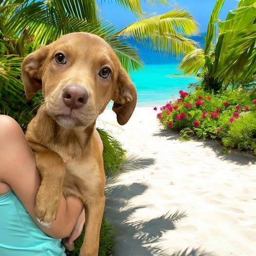 My name is FLAME and I am a 9 week old red and white male Lab mix! I also have a sister here with me named FUDGE! My sister and I love to run around and cause endless fun and laughter! I love to be held, I love squeaky toys, but most importantly I lo