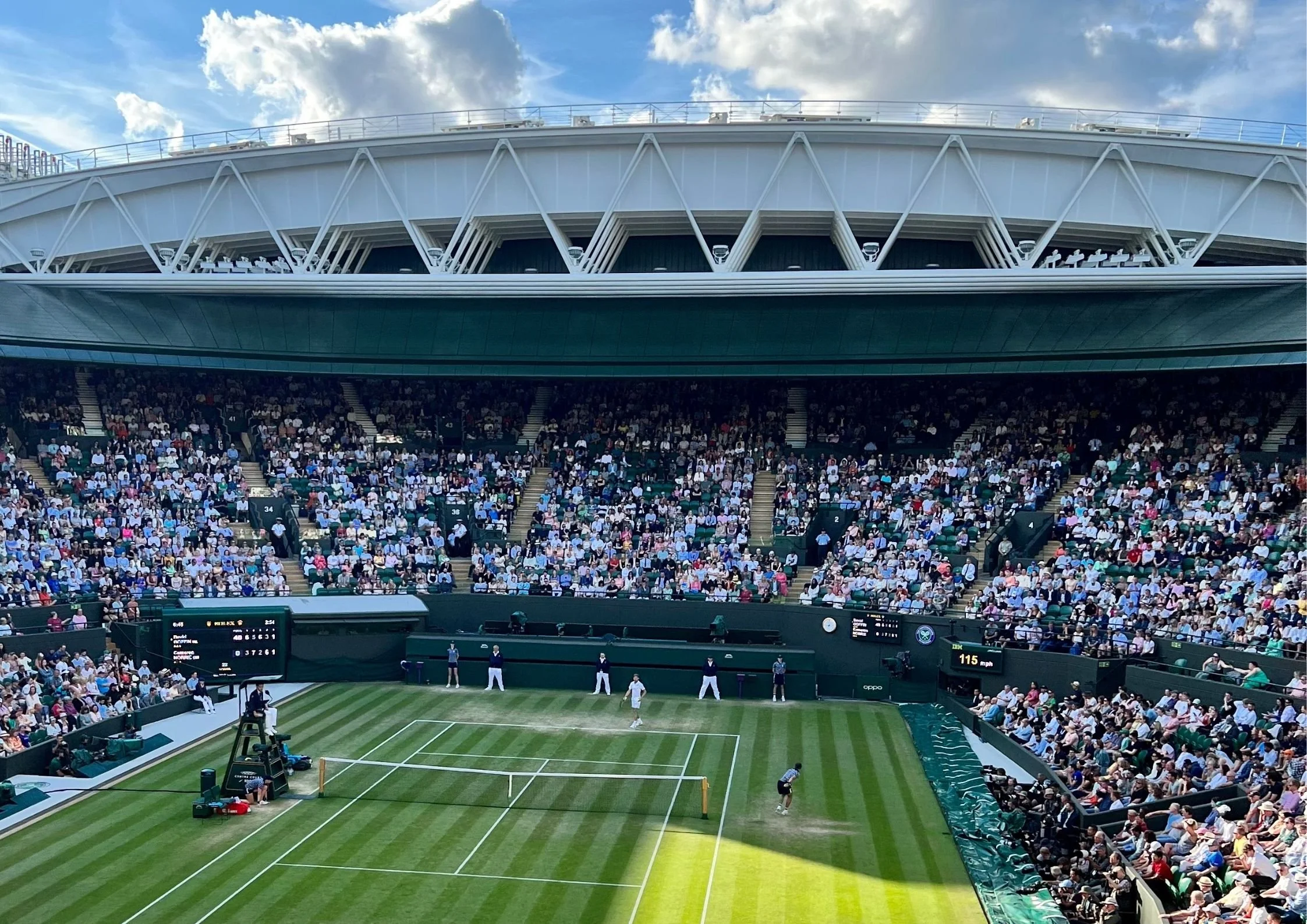London, July 2022 - 

attending Wimbledon Tennis Tournament. 