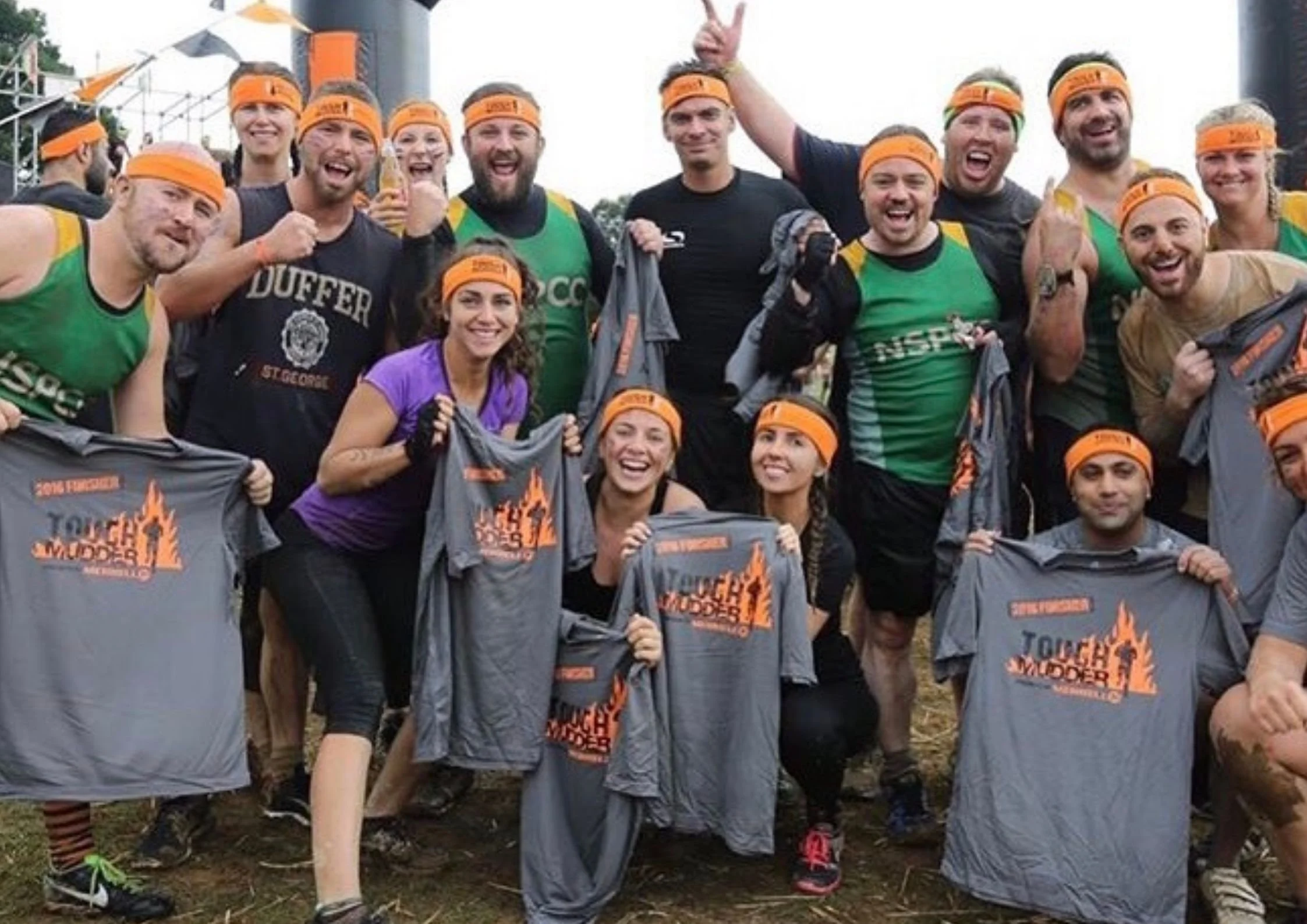 Henley-on-Thames, September 2018 -

along with the leadership team, I completed Tough Mudder, an endurance event with a 12-mile-long obstacle course. 