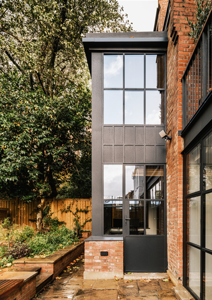 David Money Architects Hampstead Garden Flat exterior view.png