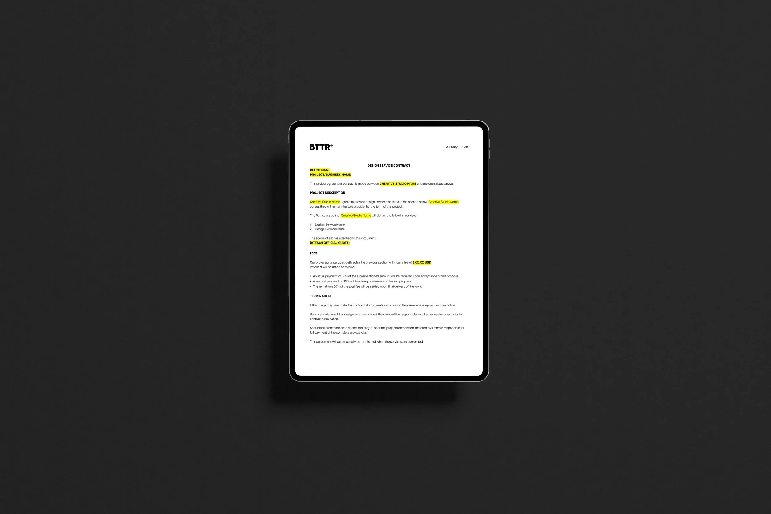 DESIGN SERVICE AGREEMENT
