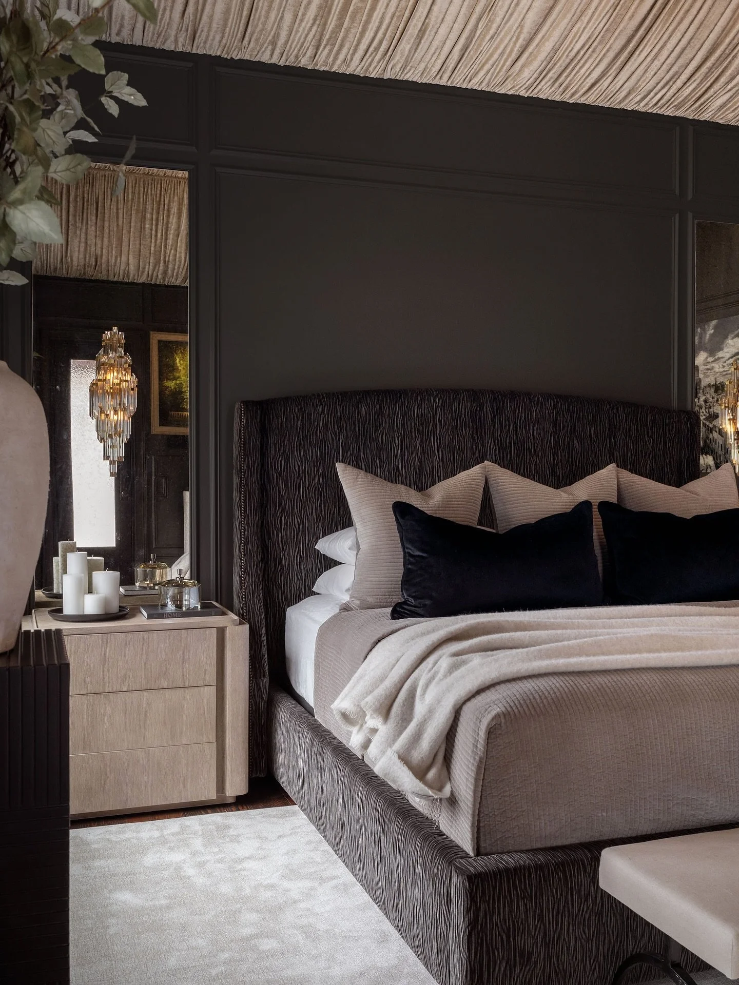 Reminiscing on this space from a few years ago. This was one of the first projects I completed on my own as a Lead Designer and it was such a great experience. 

The client wanted a simple yet luxurious space for them to relax at the end of their bus