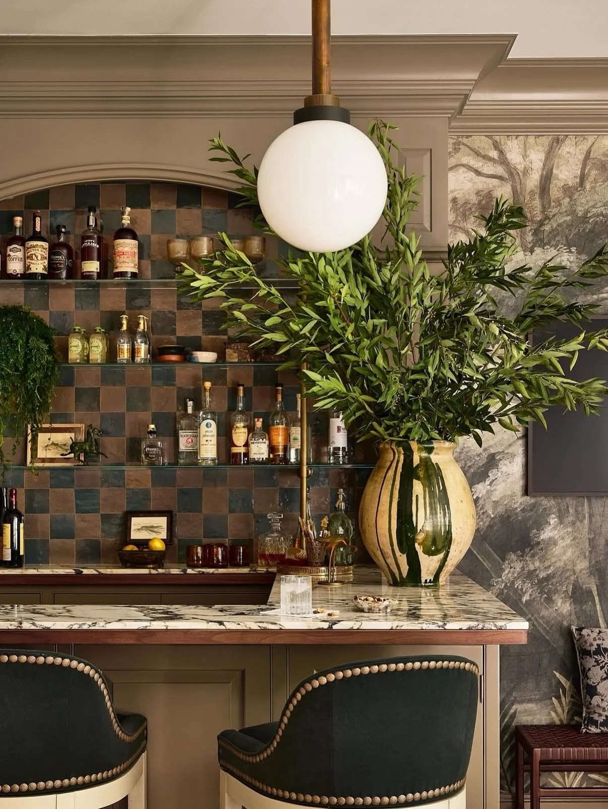 Wonder how each one of the spaces feels cohesive and long lasting? The goal when designing timeless interiors is to mix time periods and invest in classics for your main pieces. Use trends or unique style choices for accents and secondary pieces. And