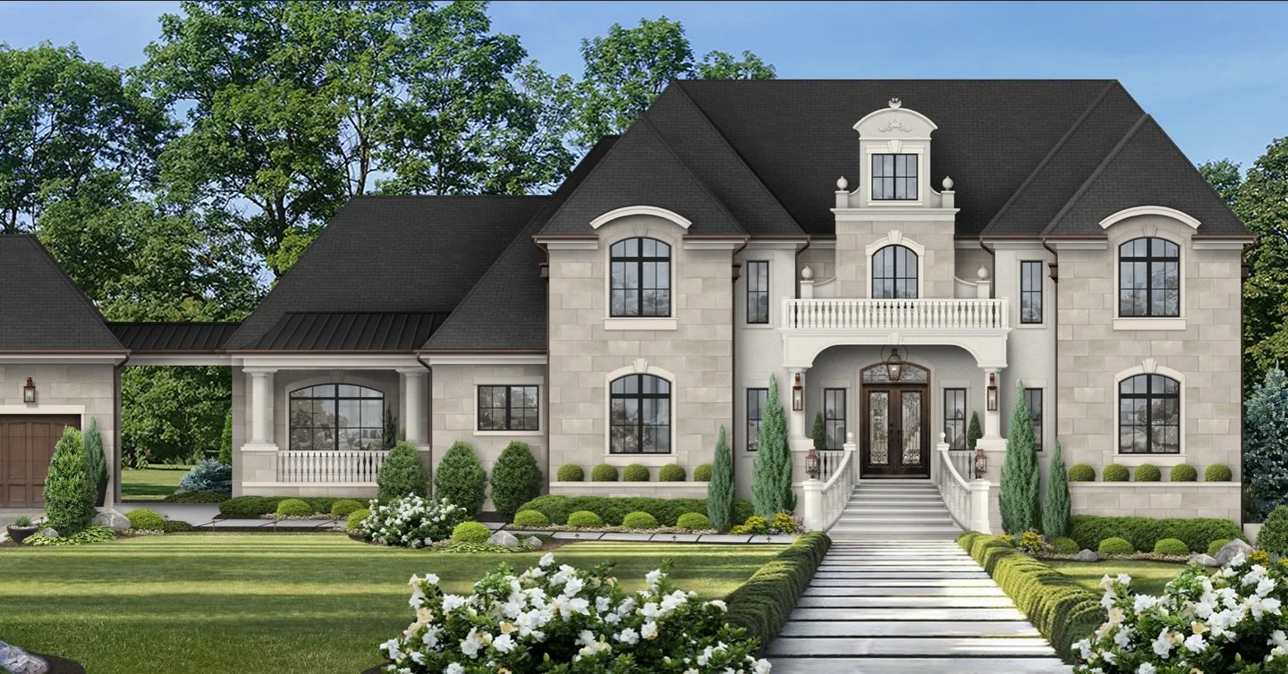 Exterior rendering of our Brentwood new build, set to wrap up this summer. A forever home shaped by intention. I can&rsquo;t wait to see it come to life!! 

#brentwoodtnhomes #nashvilleinteriors #exteriorhomedesign #homeexterior #traditionalhouses

P
