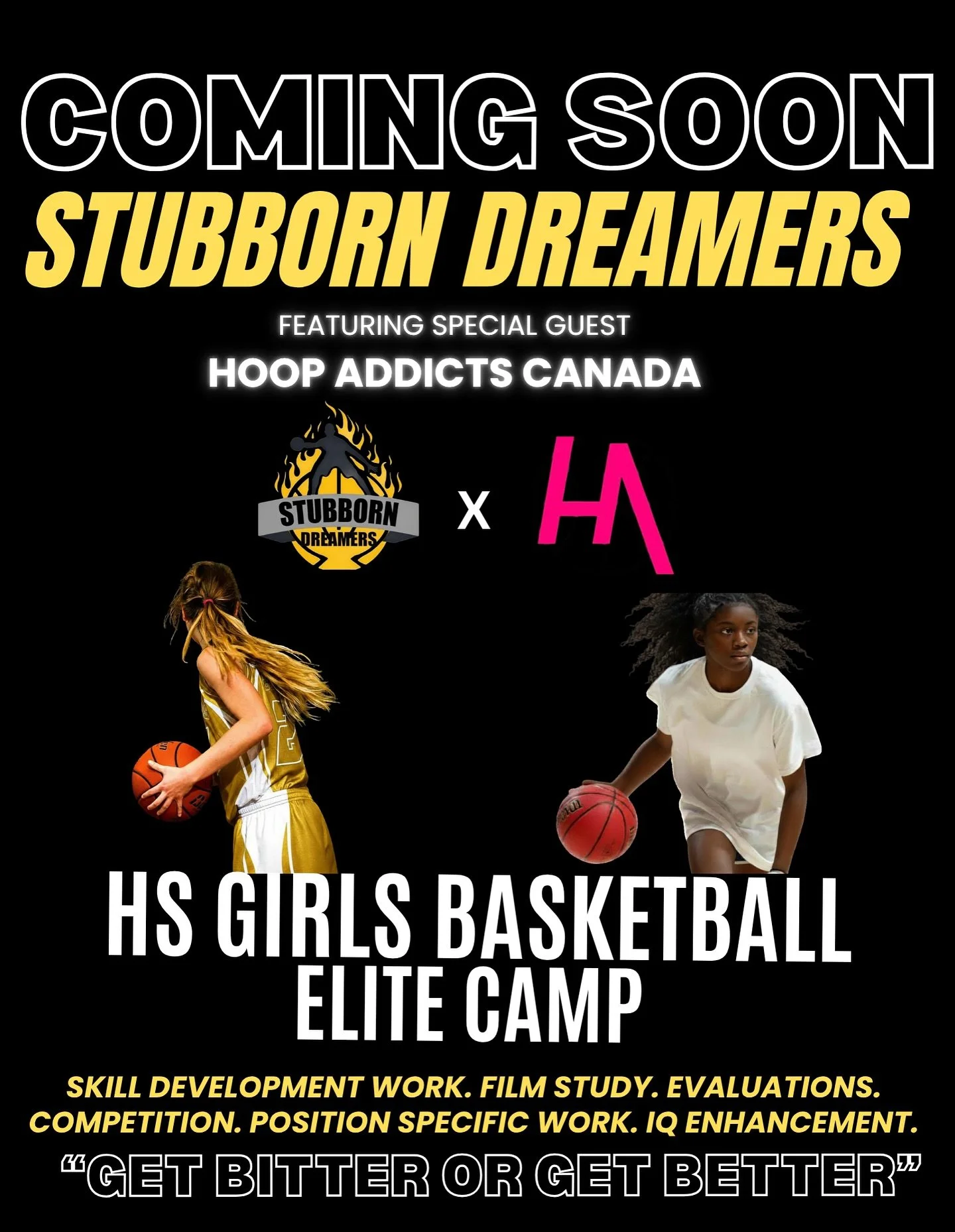 Dallas, TX! We are so excited to host our first ever Stubborn Dreamers Camp this spring/summer! Hoop Addicts Canada will be in the building. Giving players an additional opportunity to be evaluated &amp; showcased. Details coming soon, stay tuned! 👀