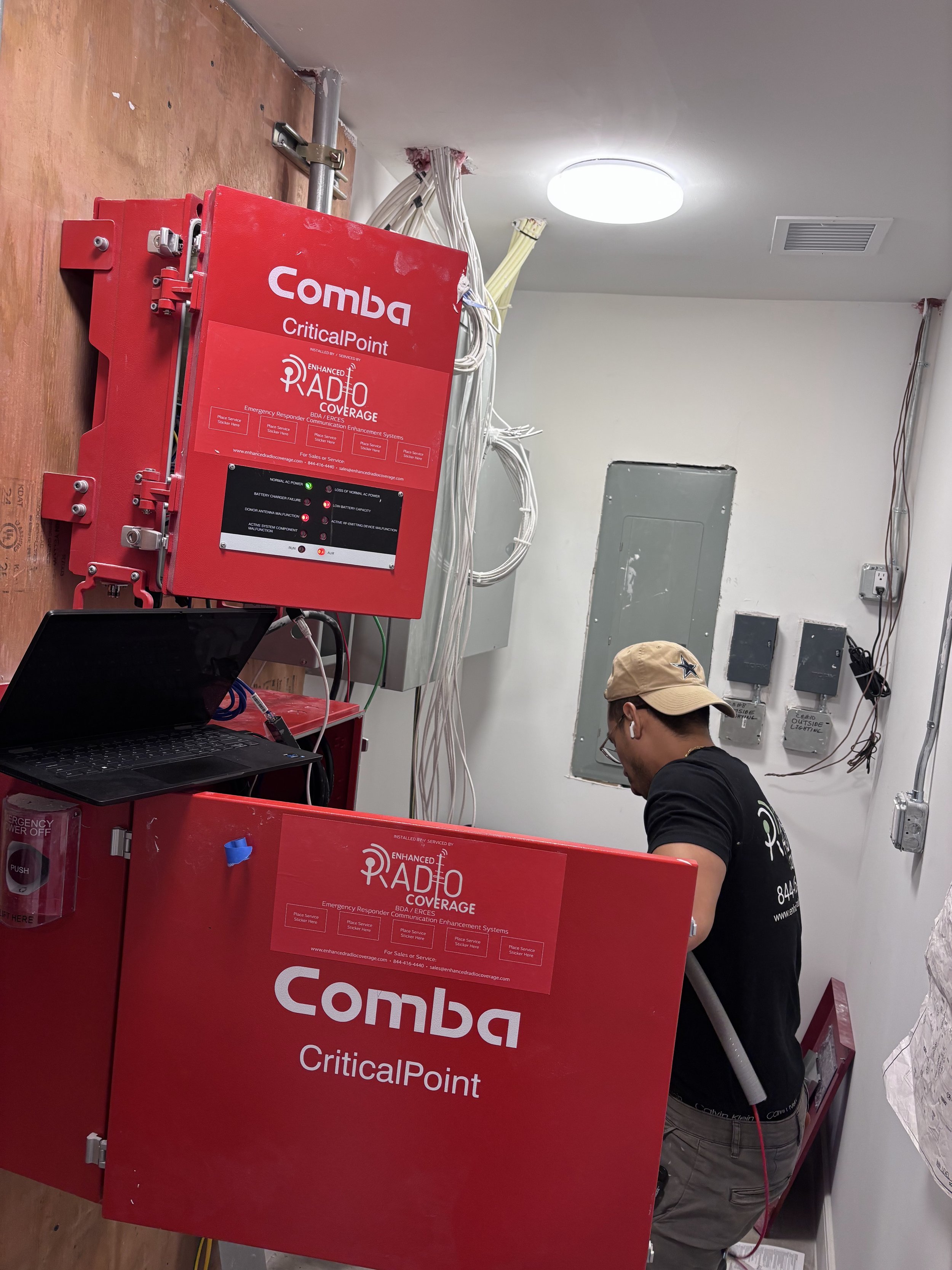 ERCES BDA System commissioning by Enhanced Radio Coverage Comba v3 700/800MHz