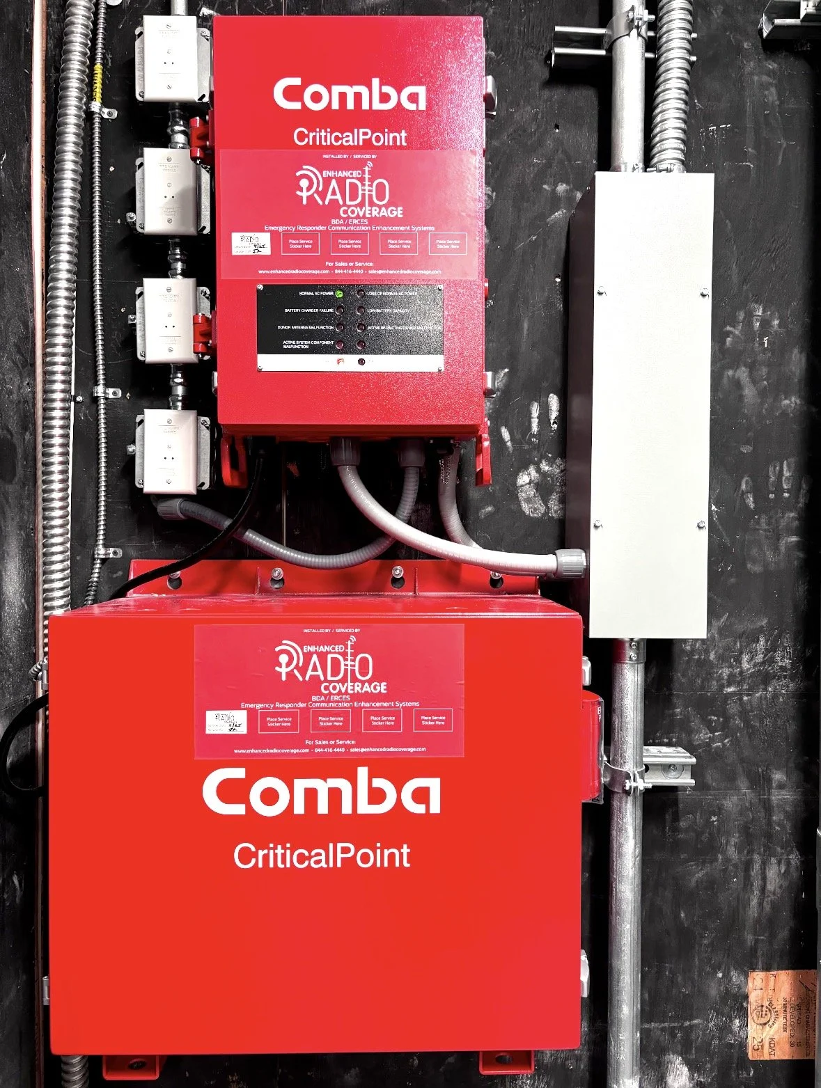 ERCES BDA System Installed by Enhanced Radio Coverage Comba v3 700/800MHz Fiber DAS 