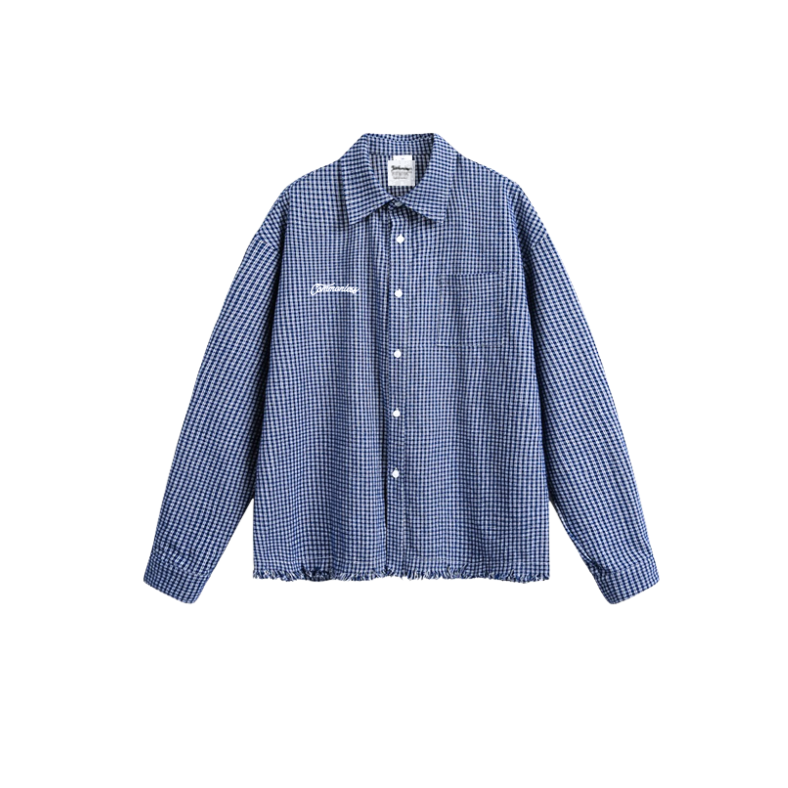 Blue Plaid Button Up