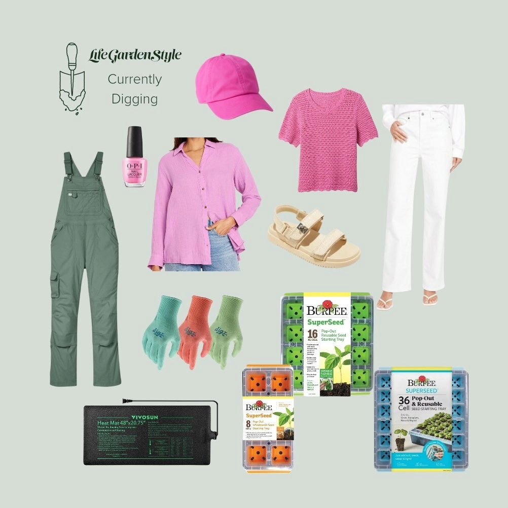 Currently Digging: March Recap ✅️

A mix of gardening essentials, seed starting supplies, and some spring style finds this past month. All things I own and love.💚

(I have to specifically call out my gardening overalls because they're currently on s