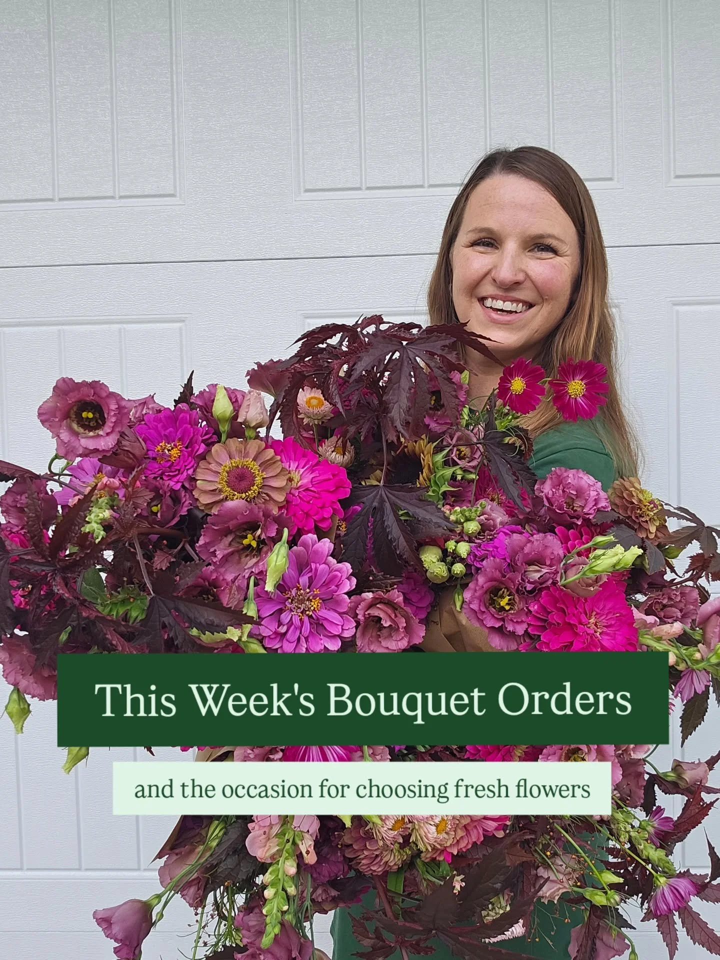 There's always a reason for flowers 💐

Thanks for choosing my locally grown blooms. It's always a pleasure to be a part of your big and little life moments 💚

#lgsbouquetclub #kcflowers #boutiqueflowerfarm
