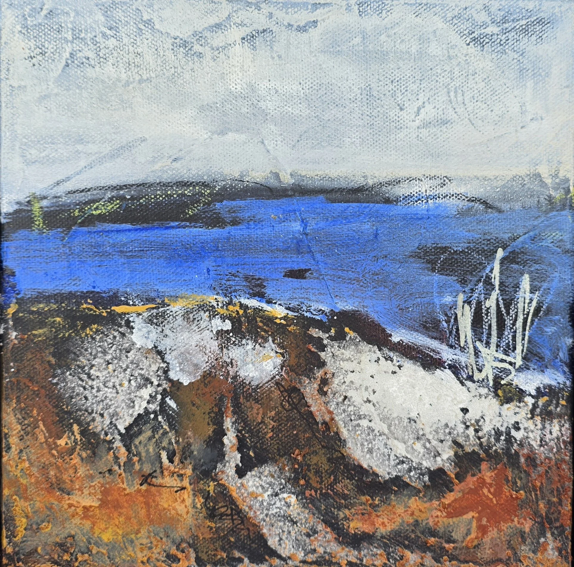 Beyond the Shore, 8x8, $150