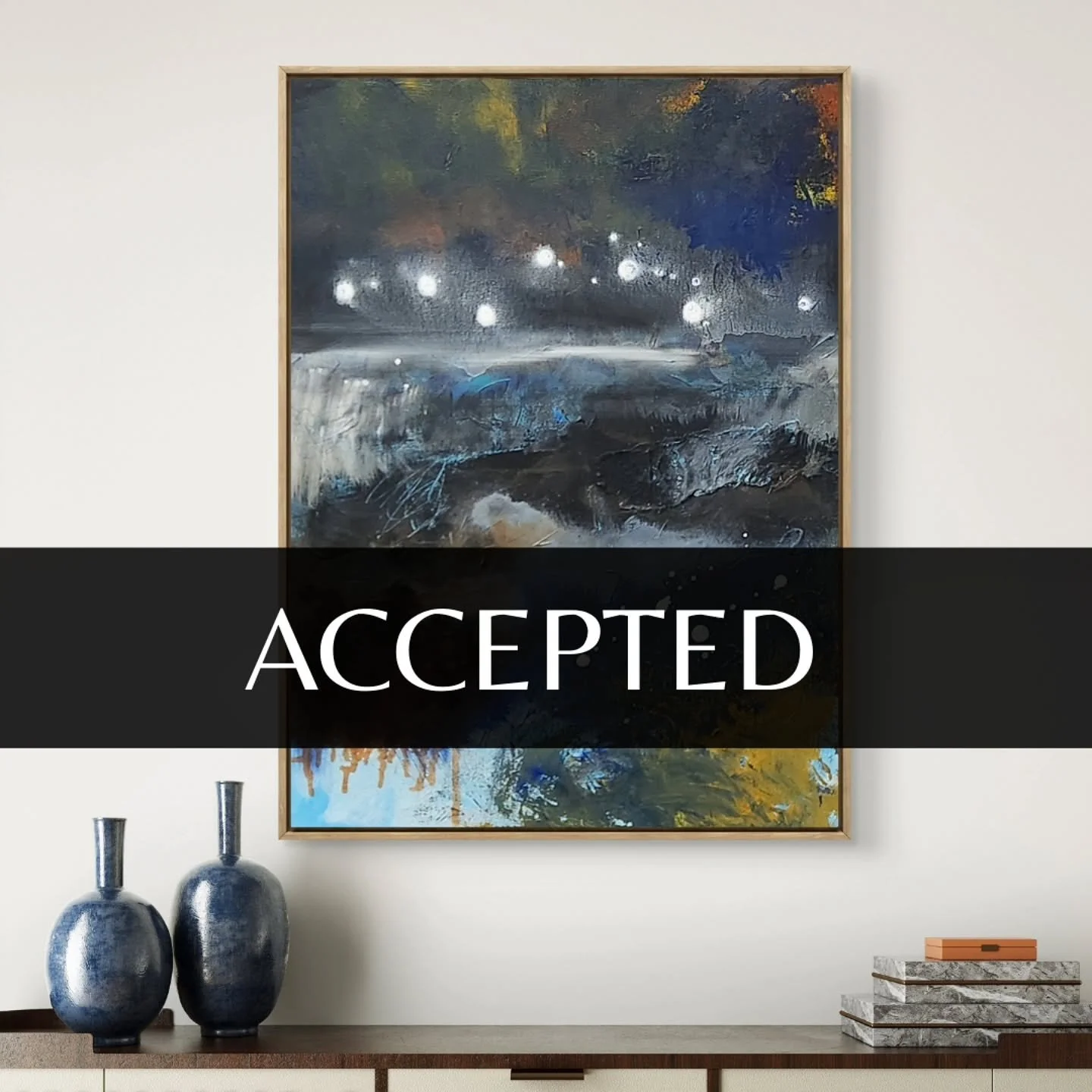ACCEPTED ✨

Excited to share On the Horizon (24x18) has been accepted into Covet Art Gallery&rsquo;s group exhibition Cloud 9.0. 

Join us for the opening and experience this dynamic exhibition filled with inspiring works from talented artists.

🗓 E