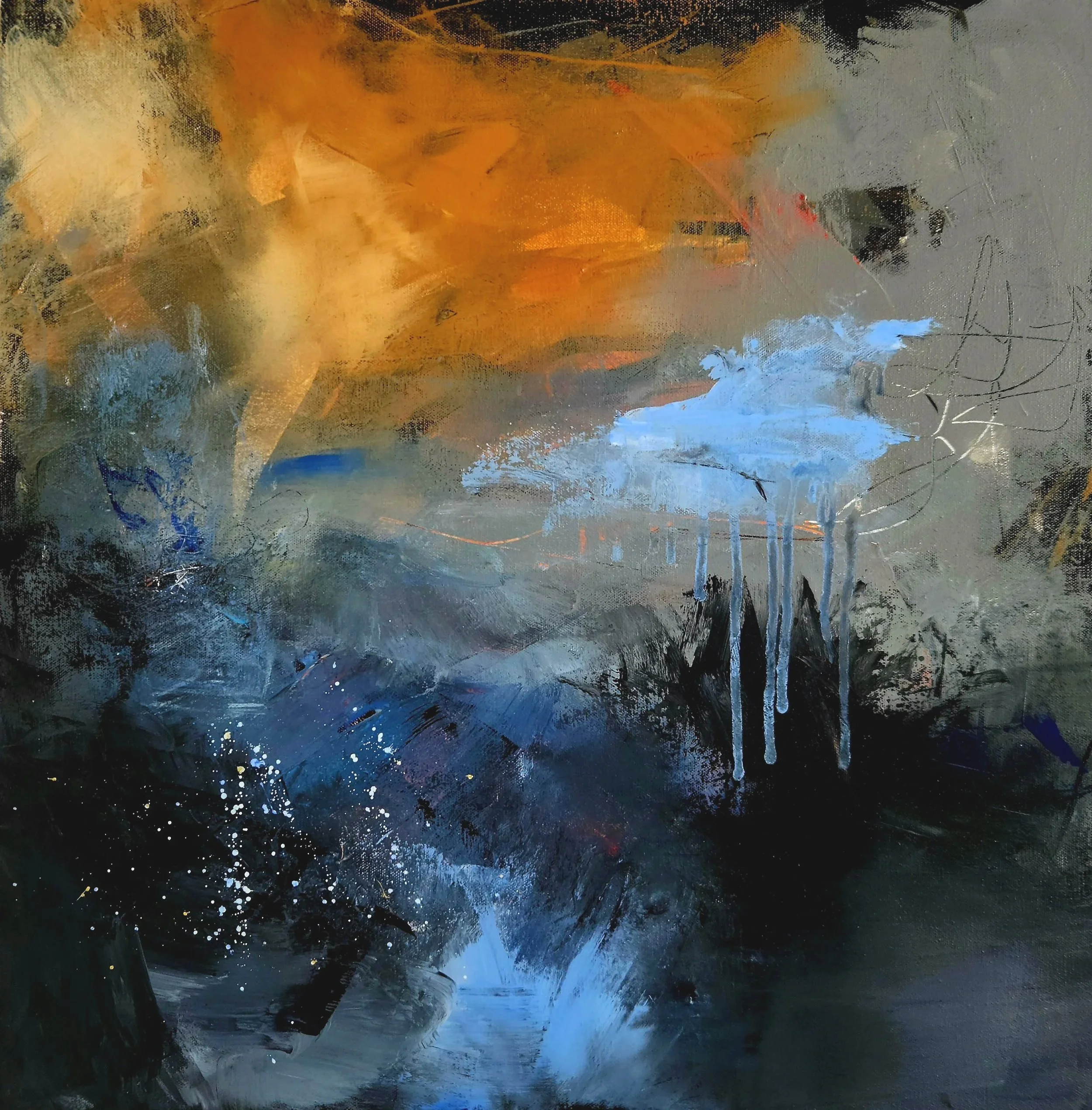 Deep Blue Sea, 24x24, $875