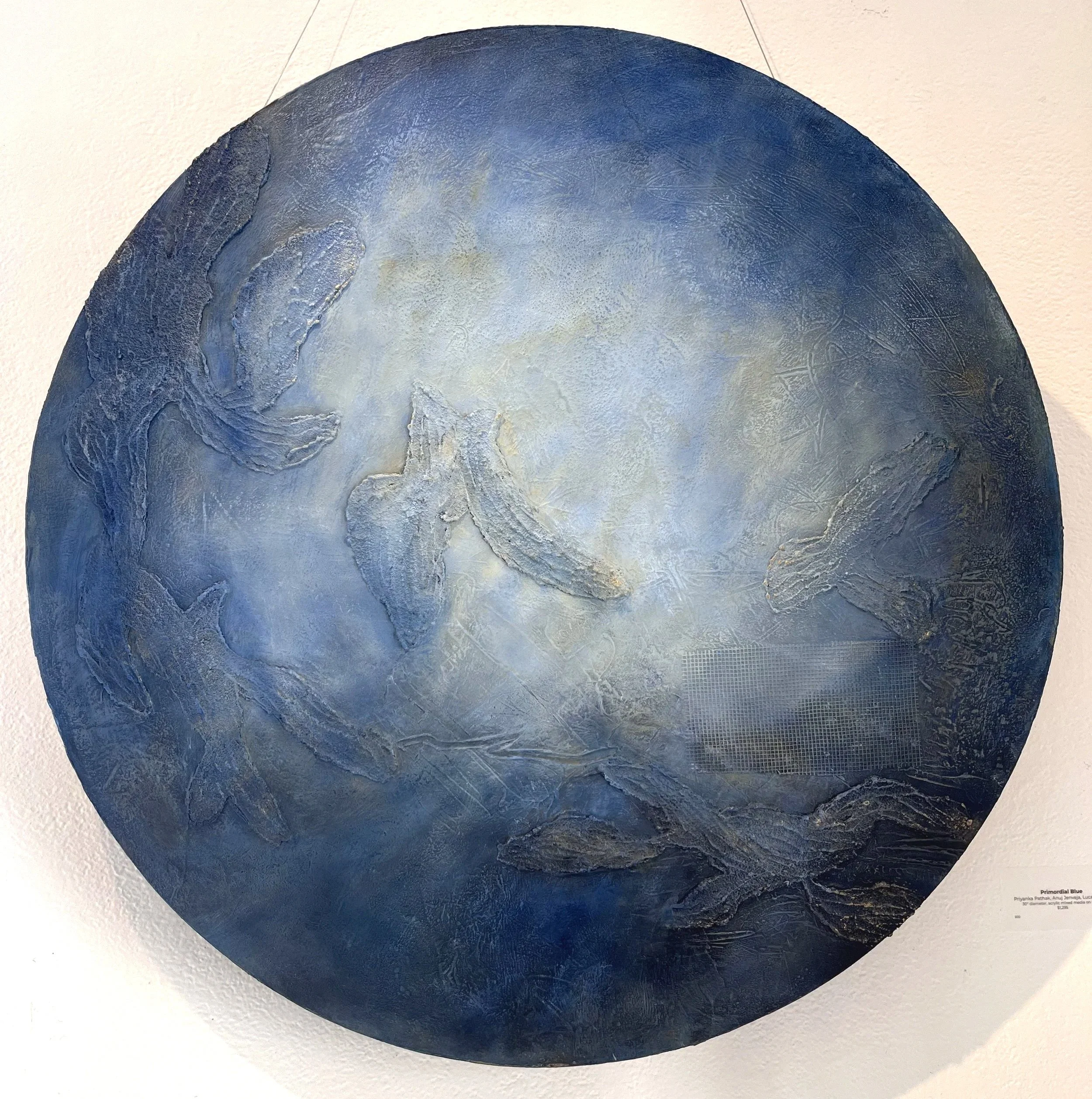 Primordial Blue, 30" diameter, $1,295 (collab)