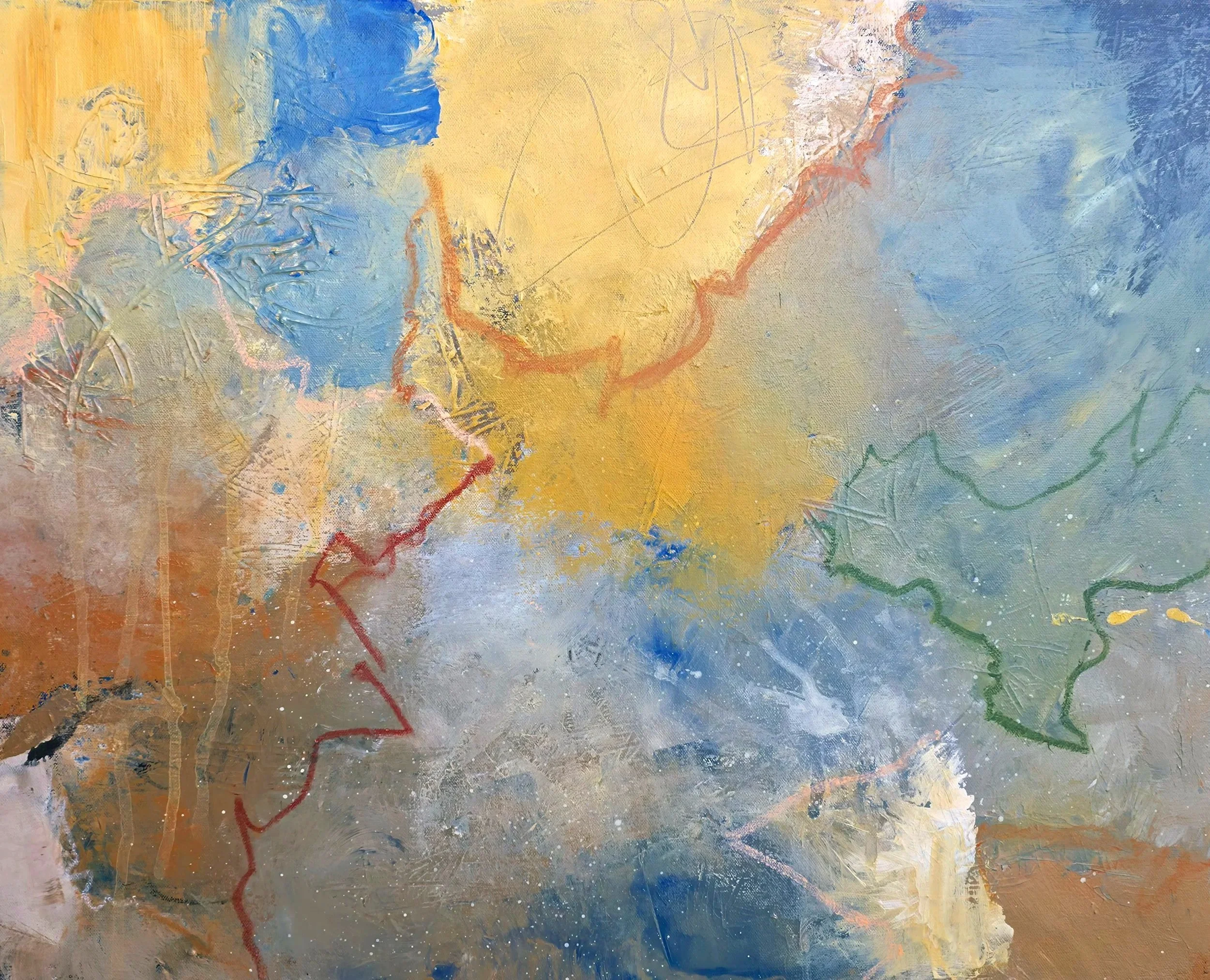 Lifted by Warm Traces, 24x30, $995