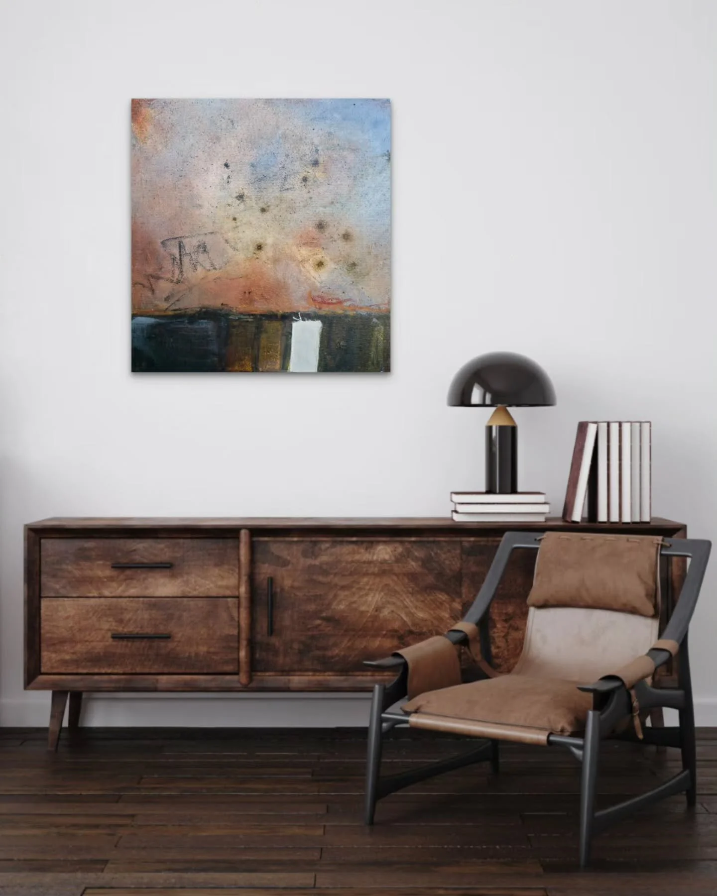 The Space Between

Open Passage | 24" x 24"
Acrylic and mixed media on canvas

A low horizon creates space for atmosphere, subtle gestures, and quiet movement across the surface.  A square of raw canvas, cut out and adhered to the painting,