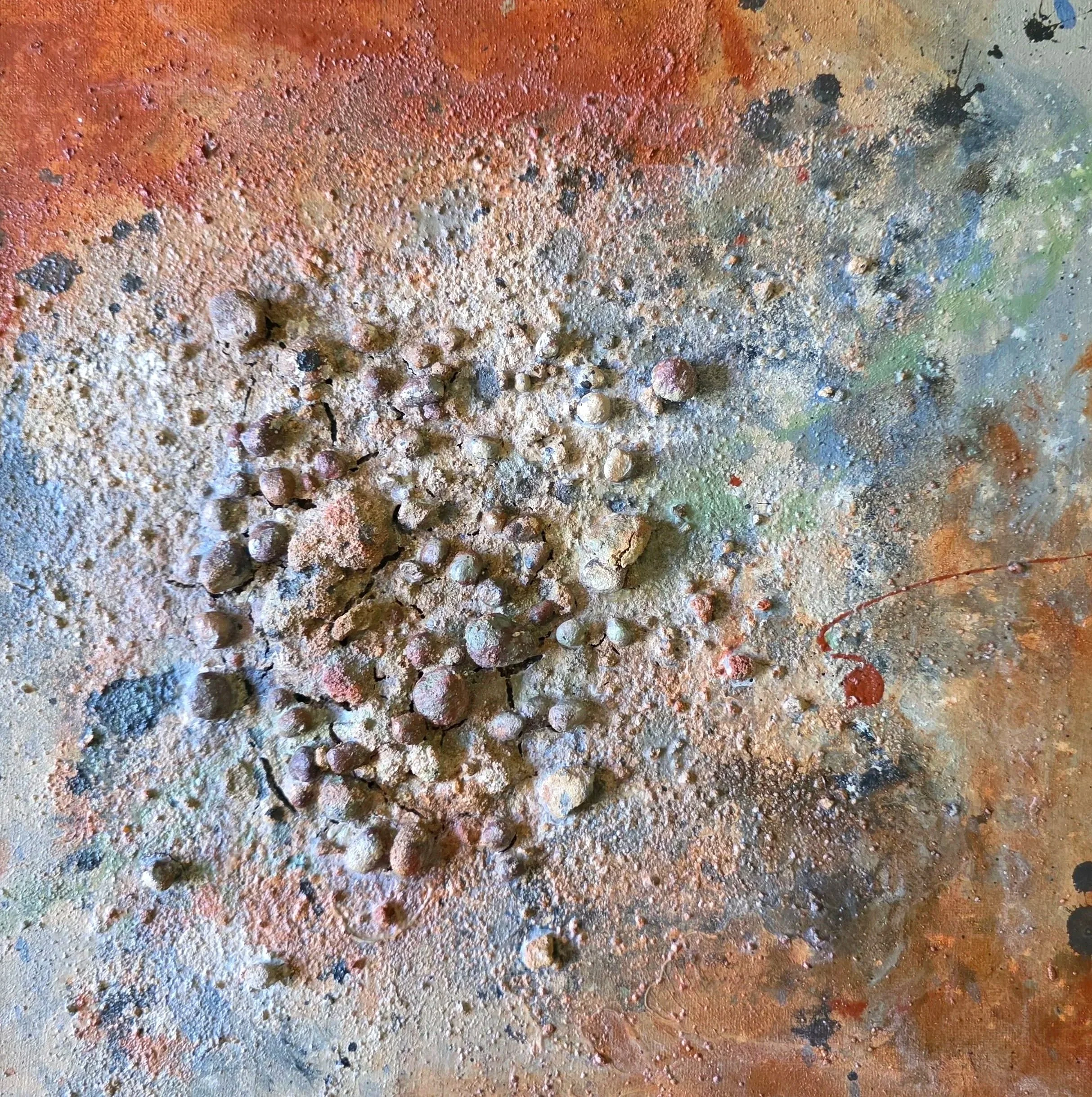 Origin Series: Weathered Grounds, 12x12, $300