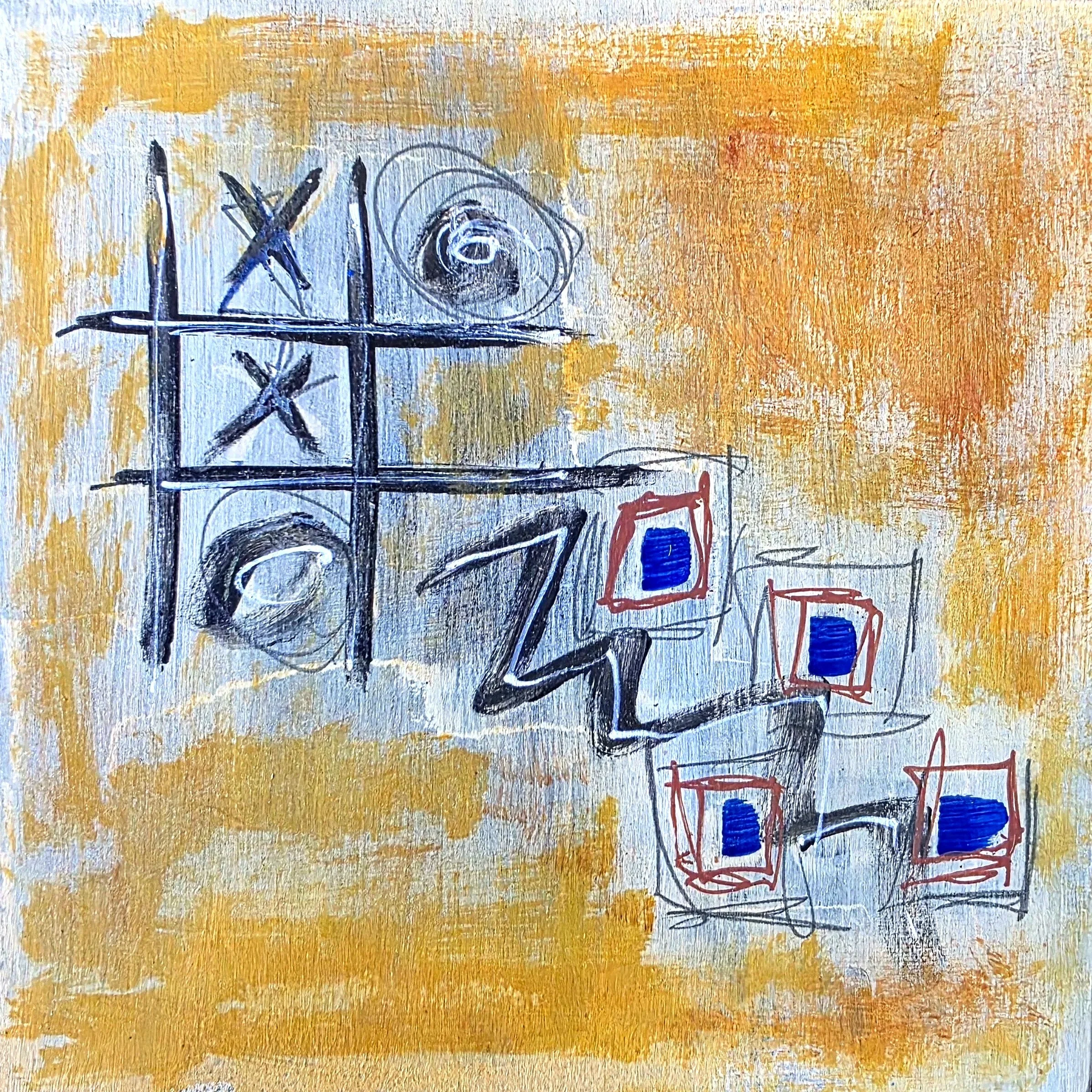 Organic Shapes Mini 3 6" x 6" $100
