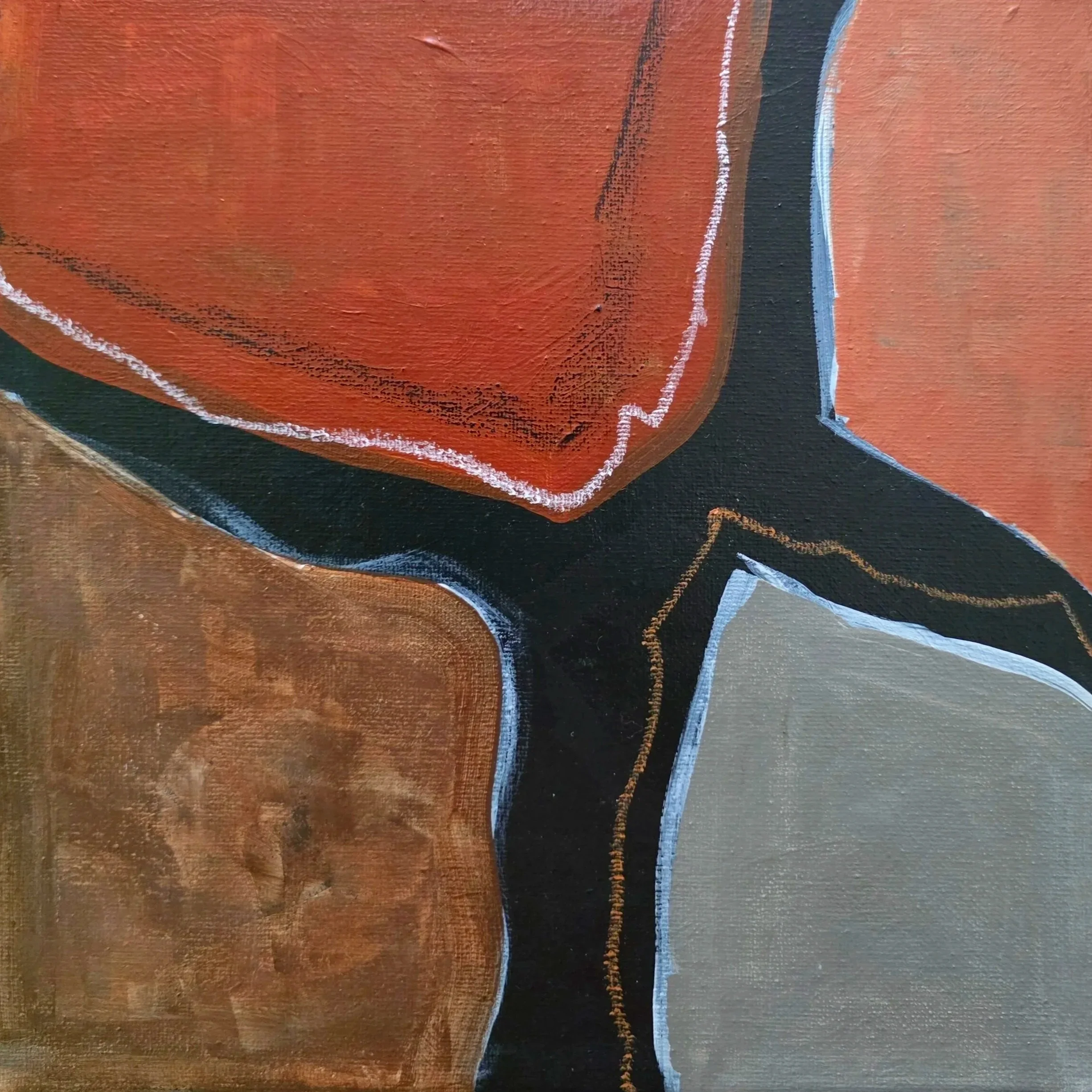 Shapes & Lines Mini l 8" x 8" $150