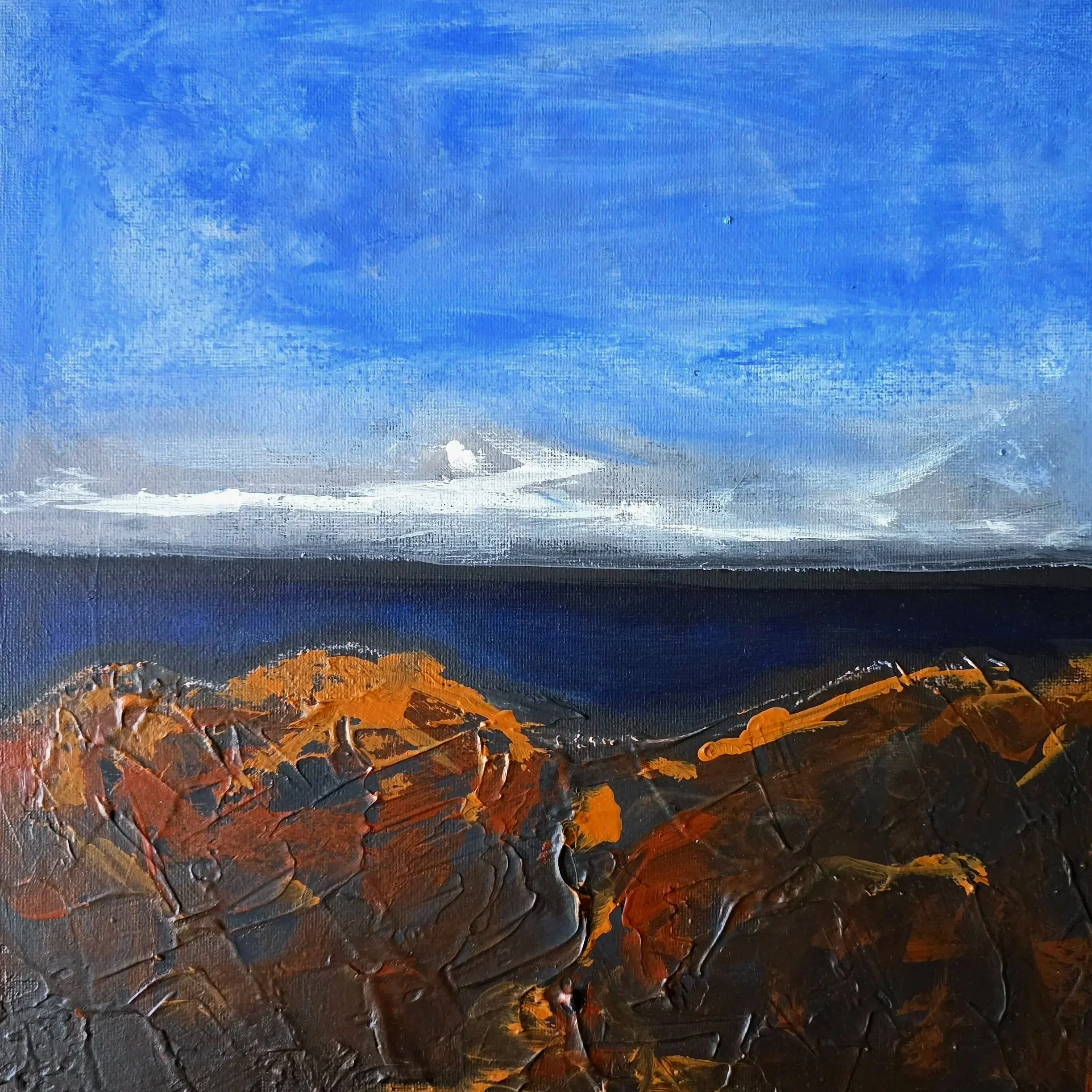 Across the Sea, 12x12, $300