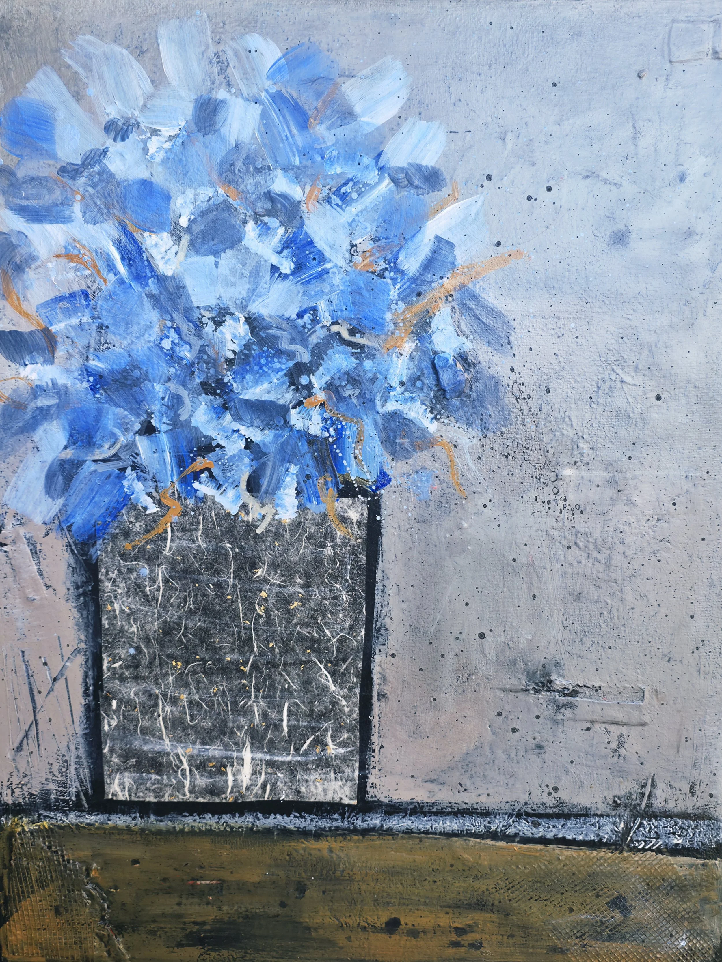 Slate & Petal, 20x16, SOLD!