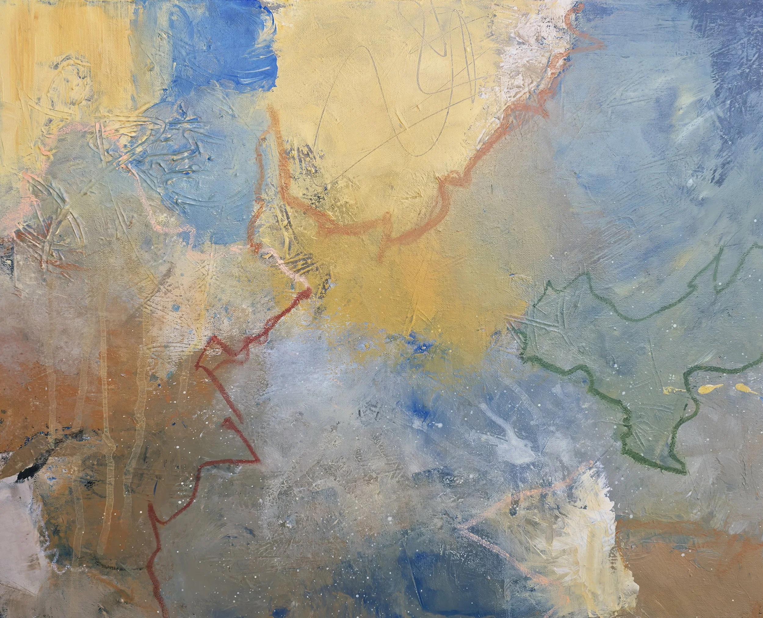 Lifted by Warm Traces, 24x36, $1,295