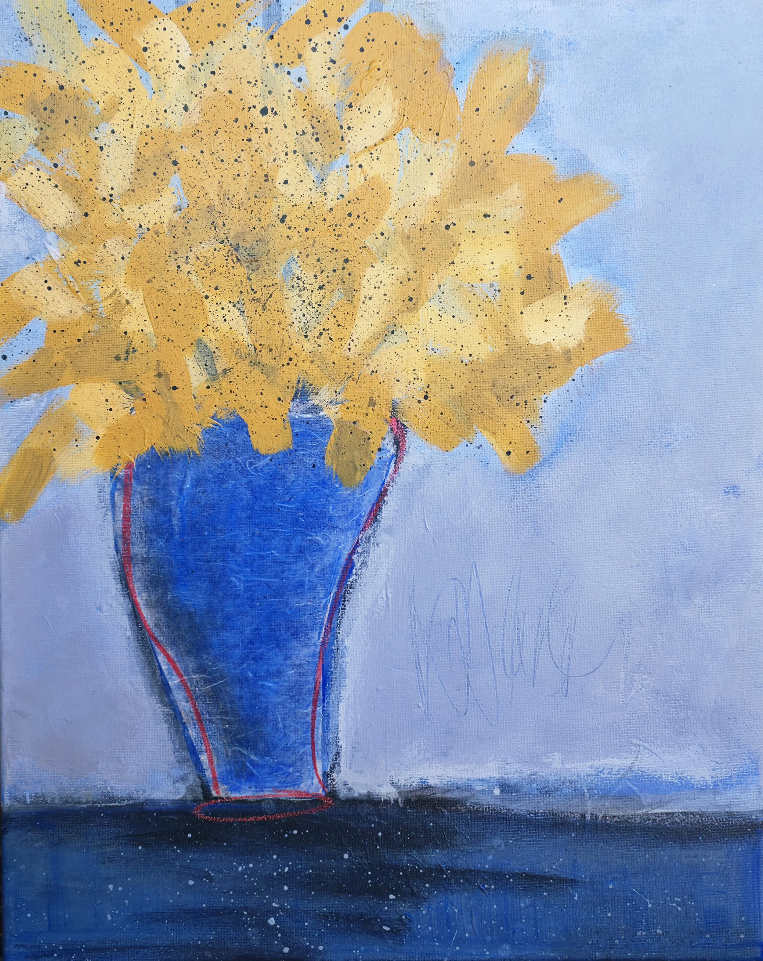 Arrangement in Ultramarine 20x16.jpg