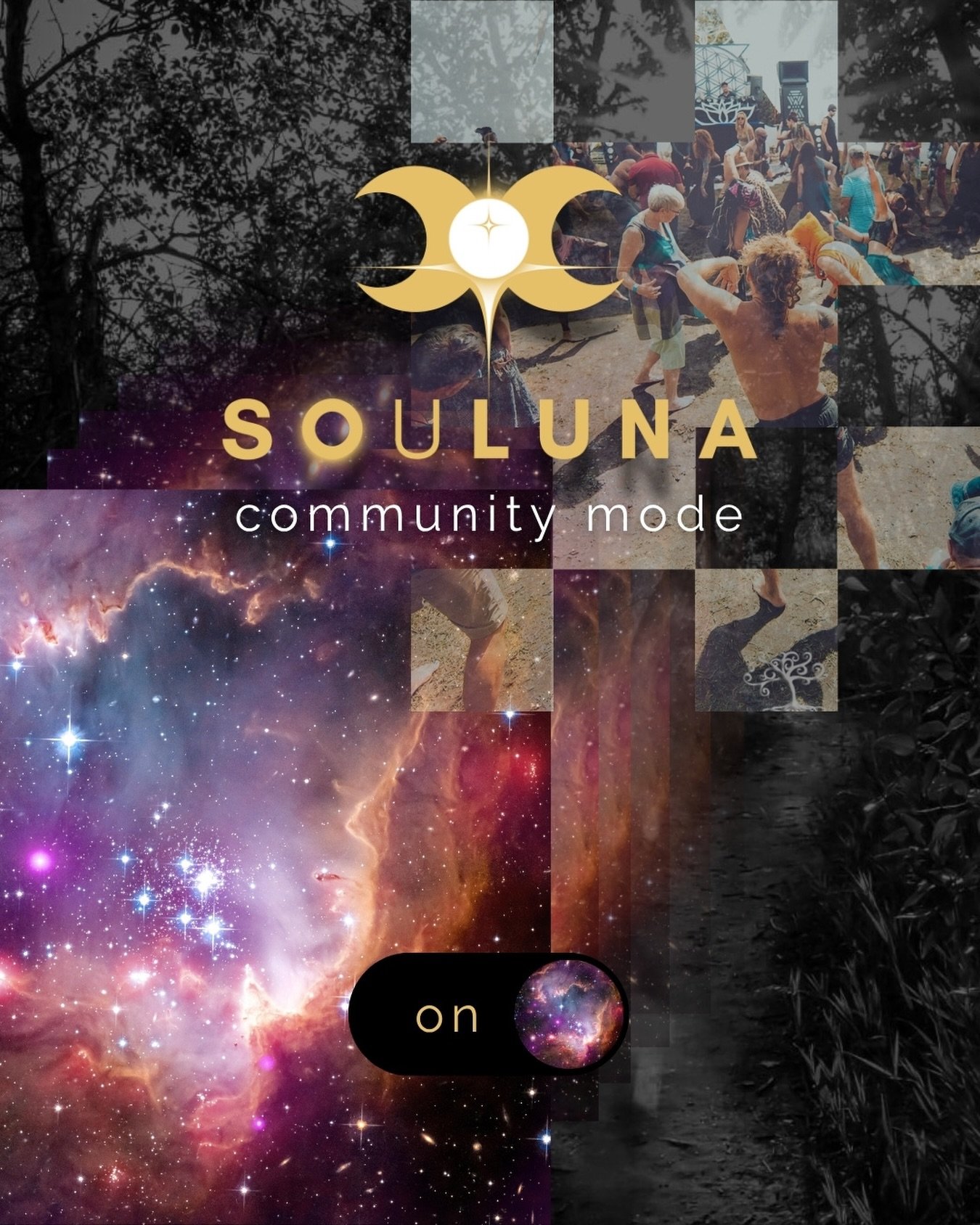 The reason we continue to gather year after year after year! 
✨ COMMUNITY ✨ 

Year 18 coming in just over three months! We look forward to welcoming you onto the land. ✨ 

#souluna #ecstaticdance #dancefestival #campout