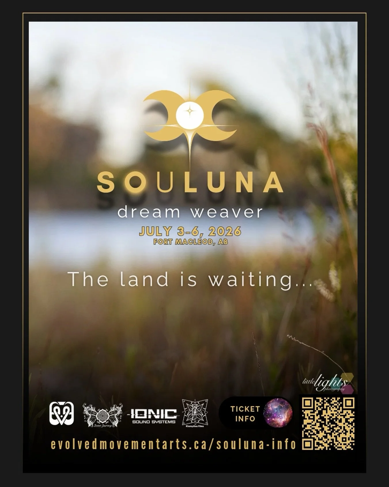 The land is waiting. Are you ready?

Souluna is a family-friendly campout rooted in music, movement, and the kind of community that actually takes care of each other.

Tucked into the trees, with the river a short walk away, this is a space to slow d
