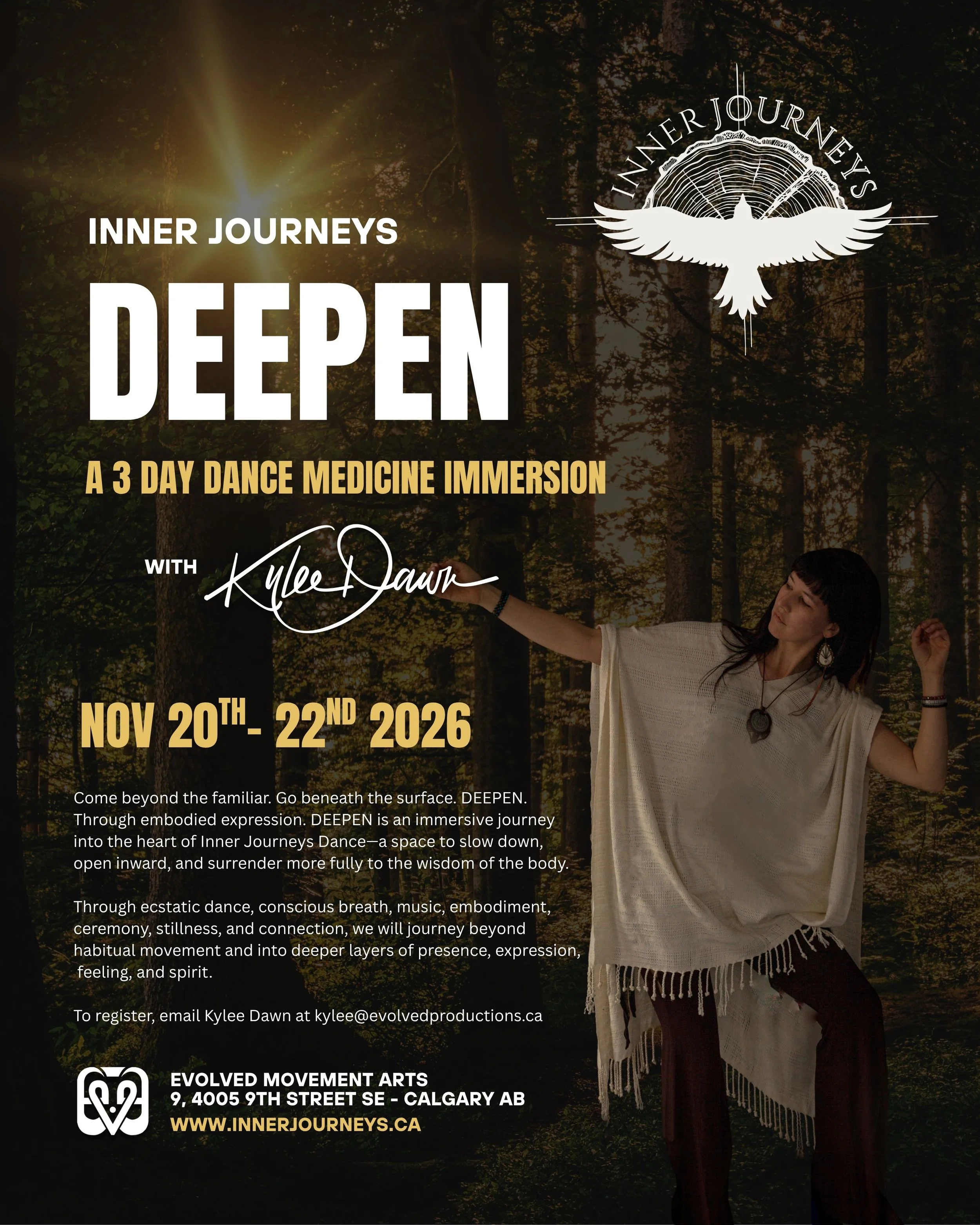 Inner Journeys’ | DEEPEN - 3 Day Dance Medicine Immersion: with Kylee Dawn