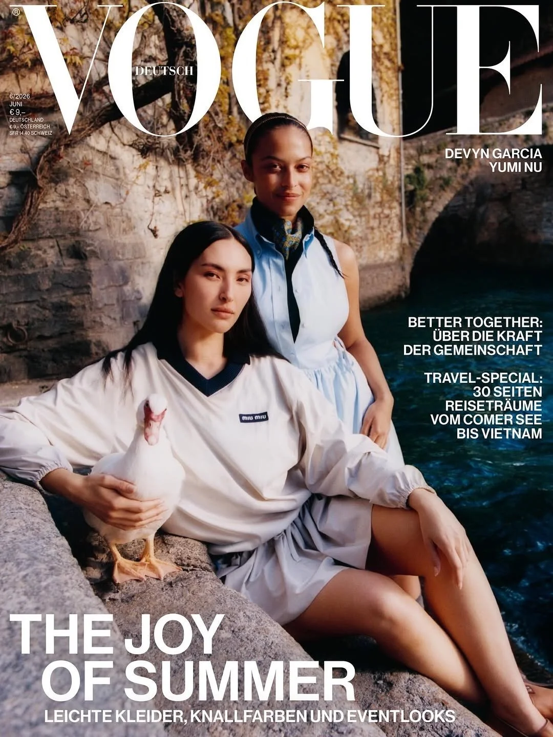 Vogue Germany 2026 May issue styled by Jeanie Annan-Lewin and shot by Felicity Ingram