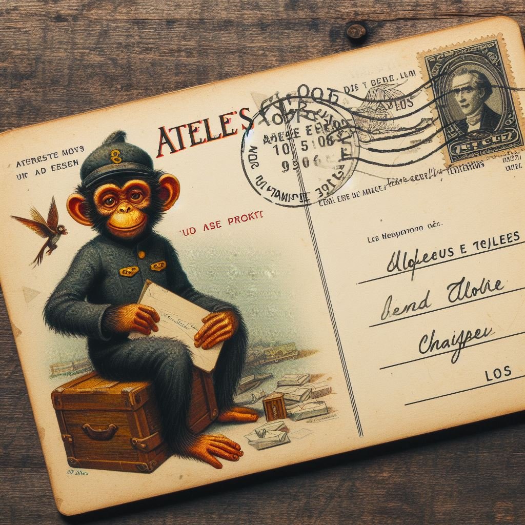 AtelesPostcardMonkeyMailman.jpeg