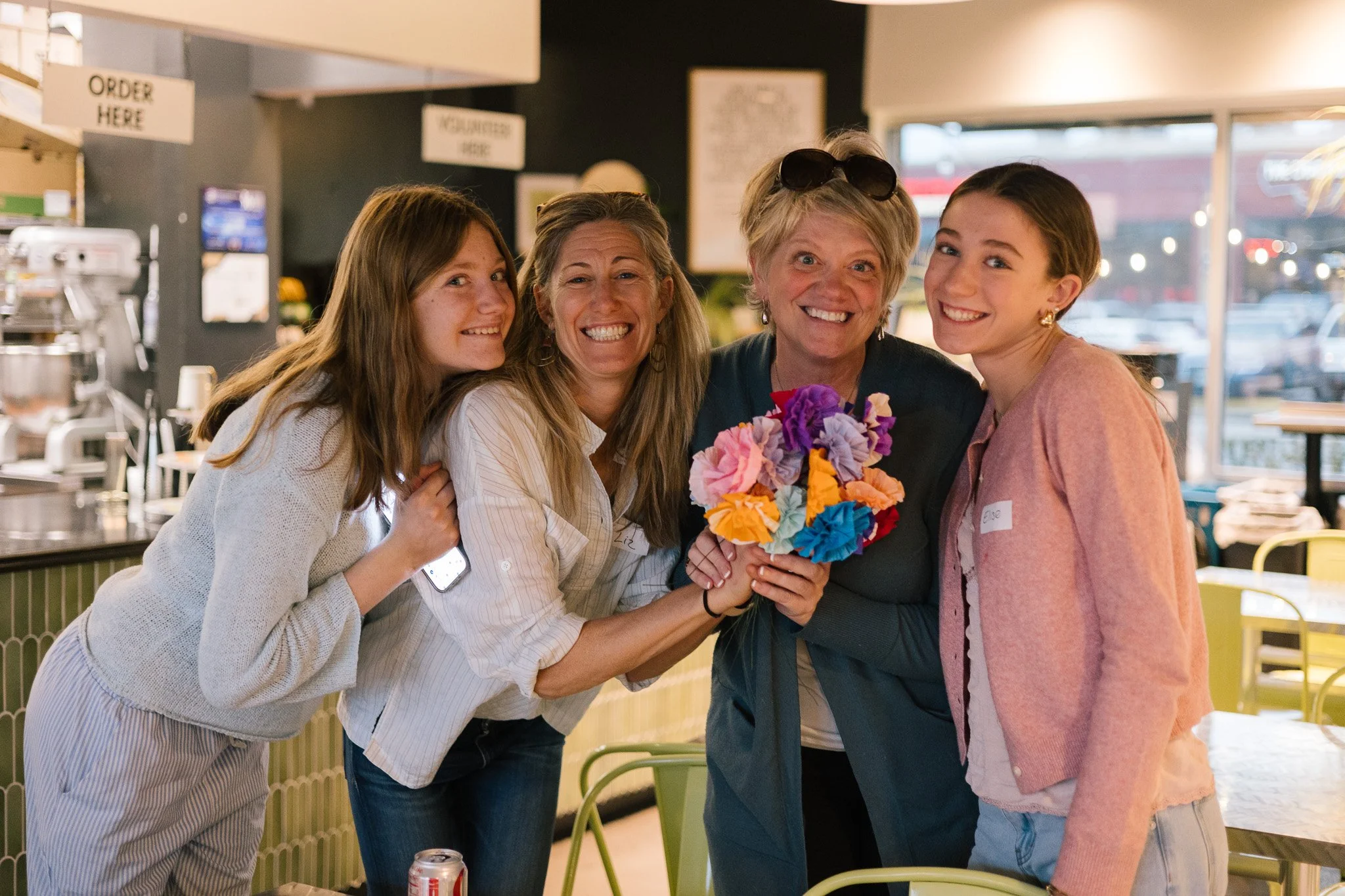 May Day Prep with Volunteers