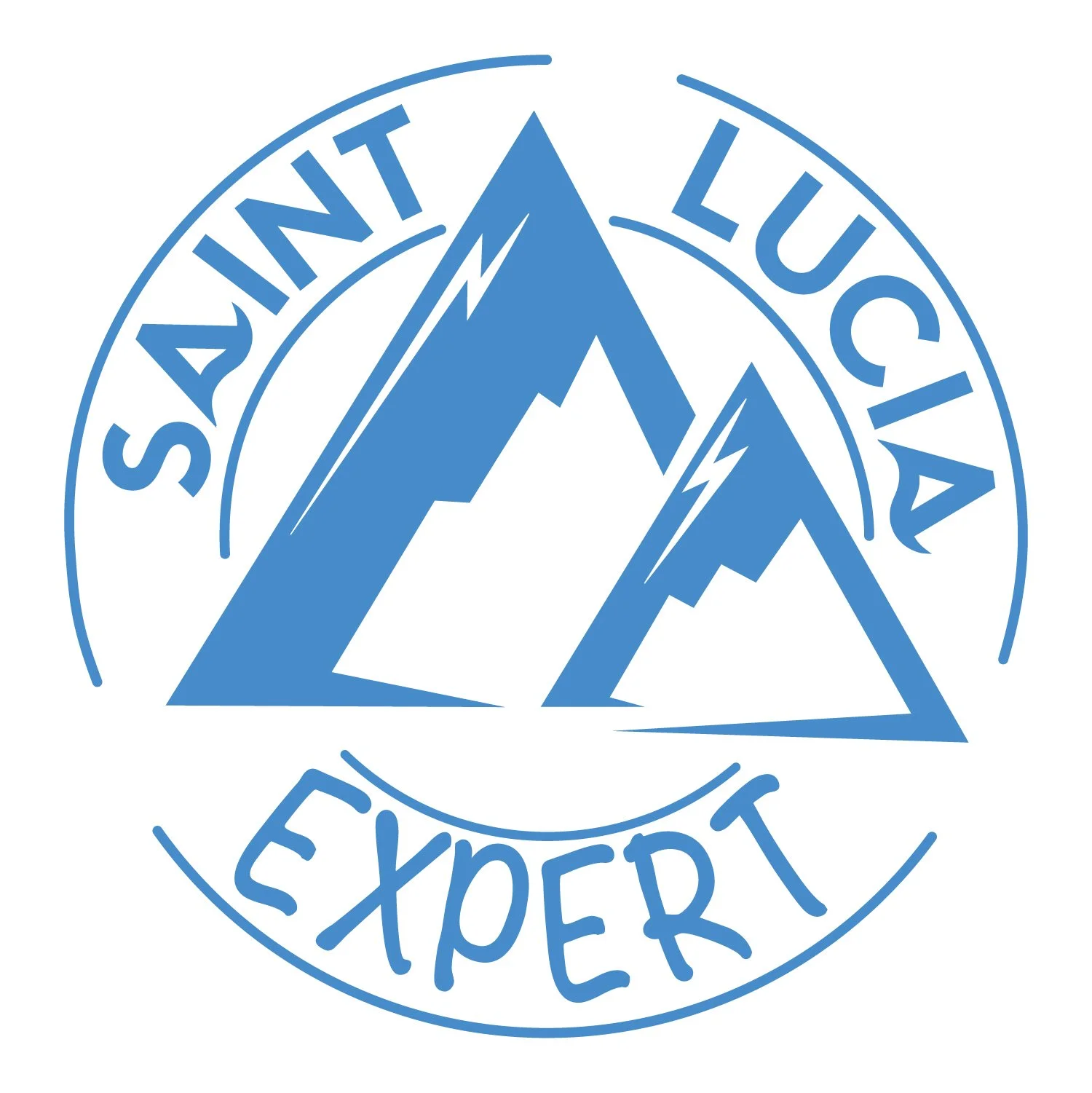 A round logo featuring blue mountain peaks with lightning bolts and the words 'Sustainable' and 'Export' encircling the mountains.