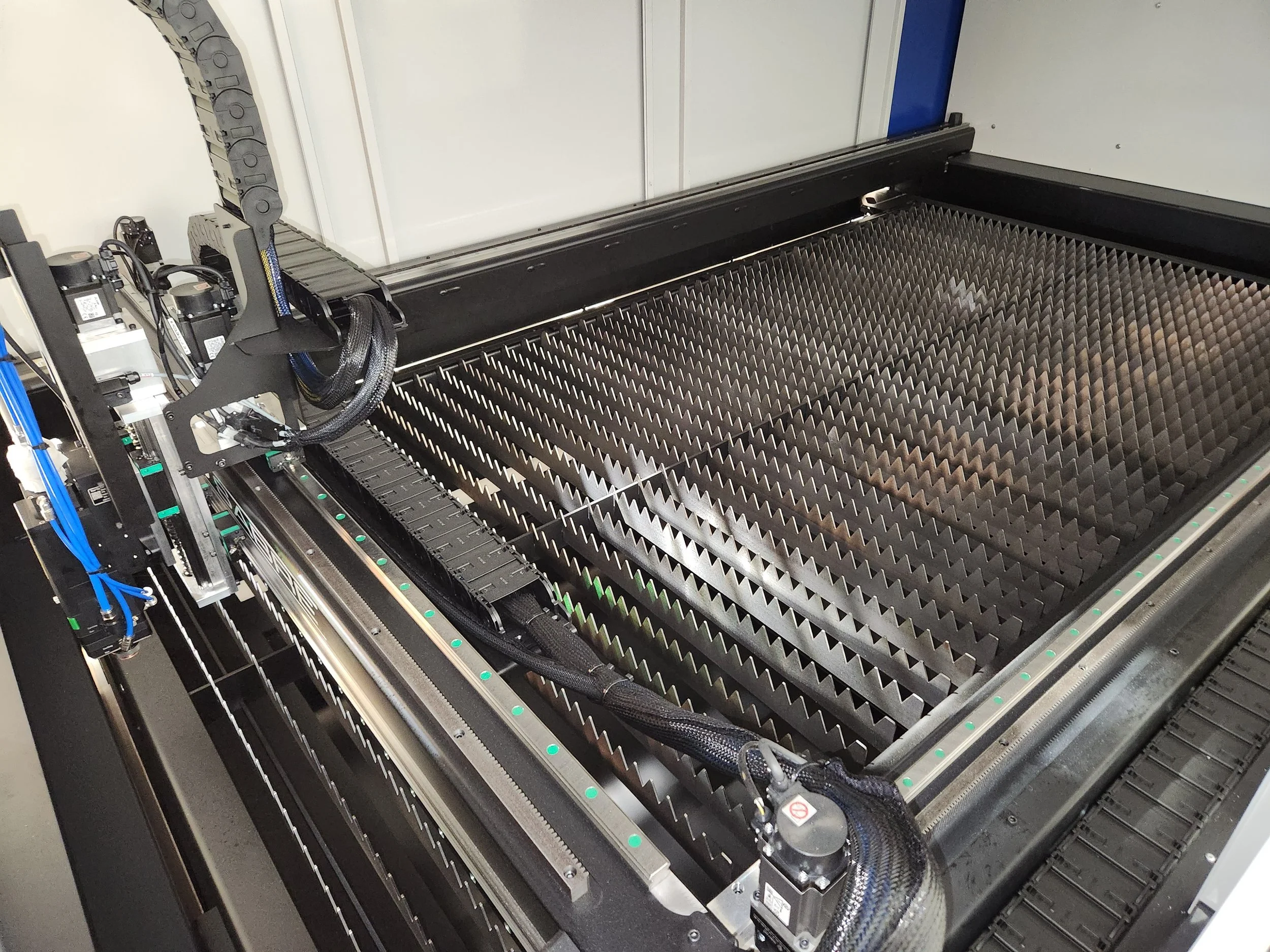 Weld-ready fiber laser-cut steel parts from Process Revolution LLC in Columbus, Wisconsin