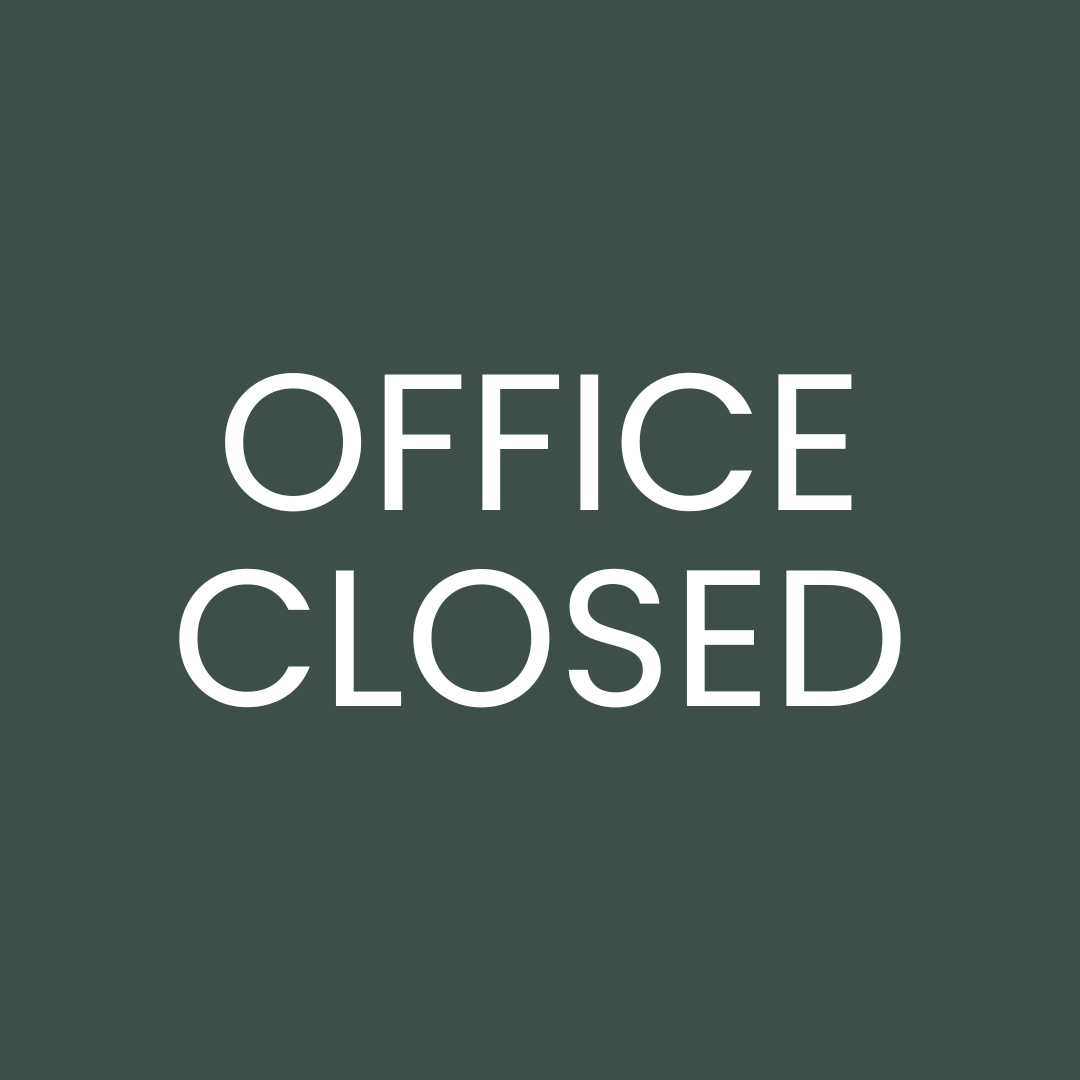 Office Closed: Labor Day Weekend
