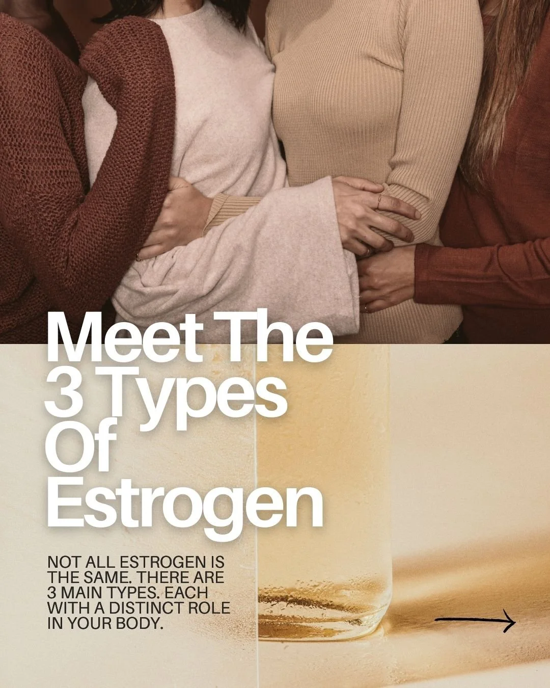 Estrogen isn&rsquo;t a single hormone. It&rsquo;s a trio!

💎 Estradiol (E2): dominant before menopause, driving cycle health, mood, bone density &amp; sexual function.

🌸 Estriol (E3): lower potency, protective for tissues, especially in pregnancy 