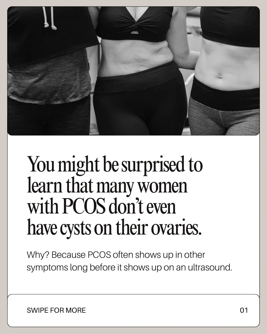 Most women never hear that you can have PCOS without cysts. So when an ultrasound comes back normal they&rsquo;re told everything is fine, even as their symptoms become harder to ignore.

The truth is that PCOS is a hormone-metabolic condition, not a