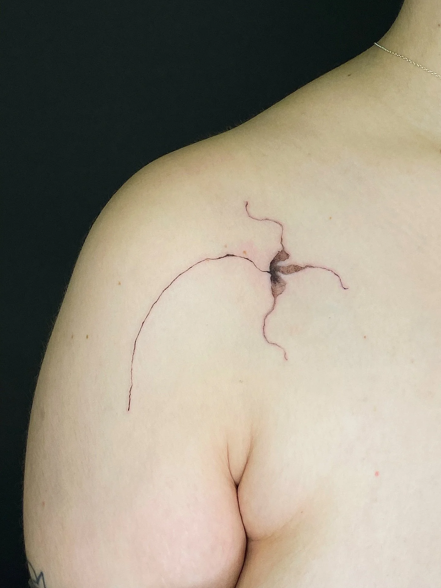 Look at how beautifully this flash piece fits on this shoulder! ❤️ done at my guest spot in Bristol recently #bristoltattoo #londontattoo