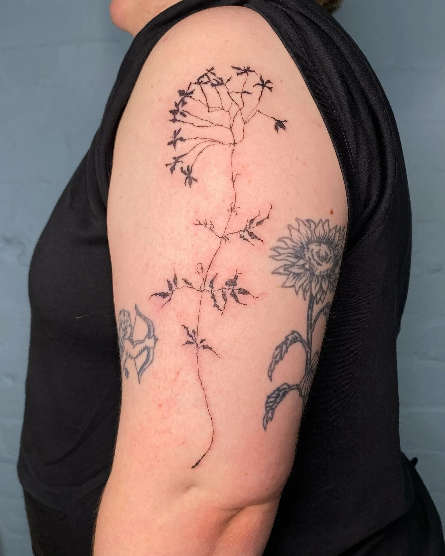 Flash Jasmine piece! ❤️ #tattoo #floraltattoo #londontattoo