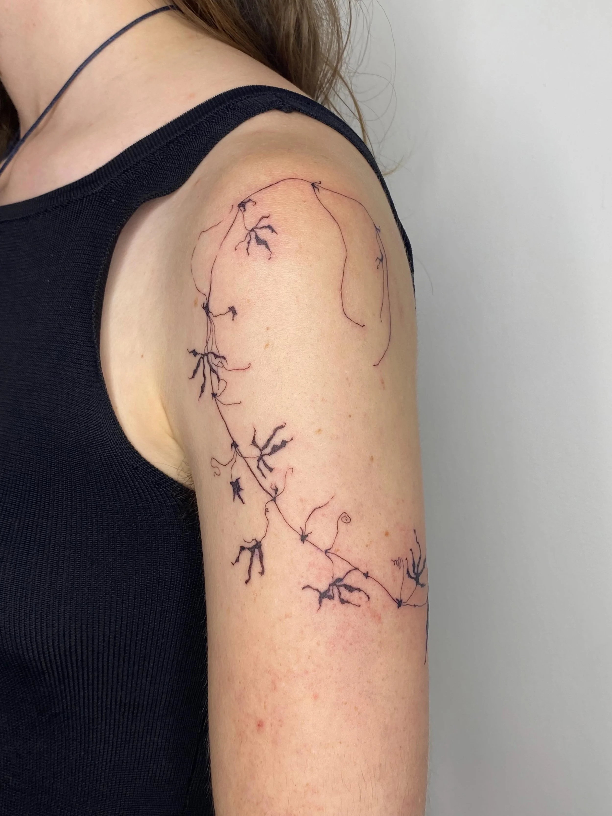 Custom wrapping passion flower vine done in Manchester @starstudiostar