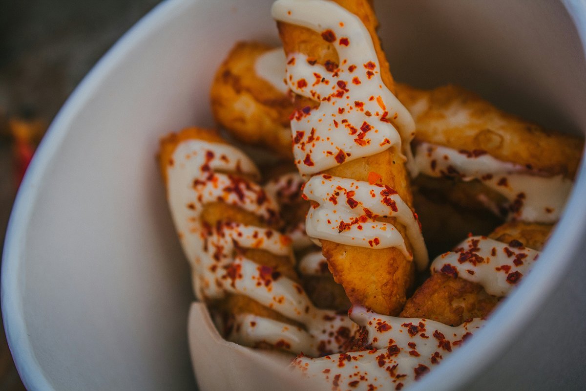 Fried Halloumi Cheese Fries 