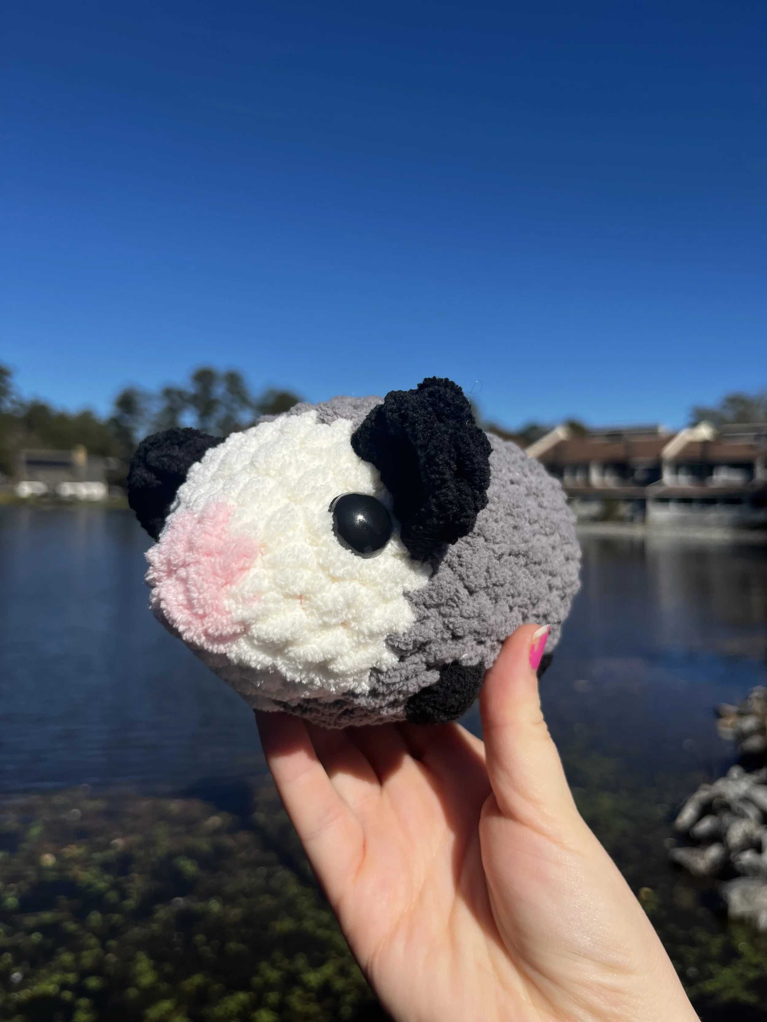 Baby Opossum- Solid Grey