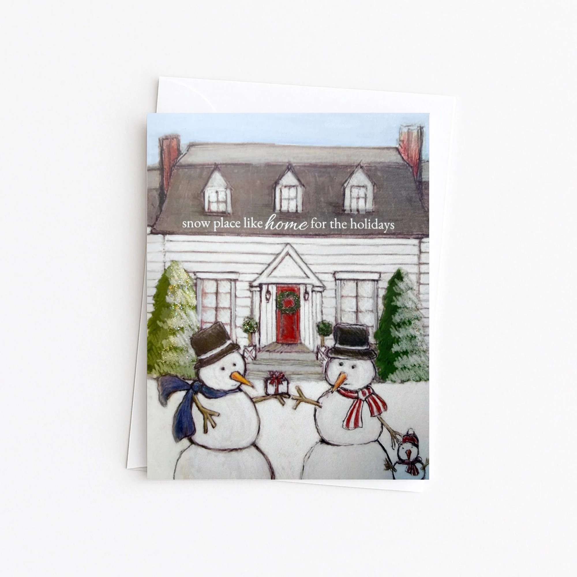 Snow Family Snowman Card- Snow Place like Home