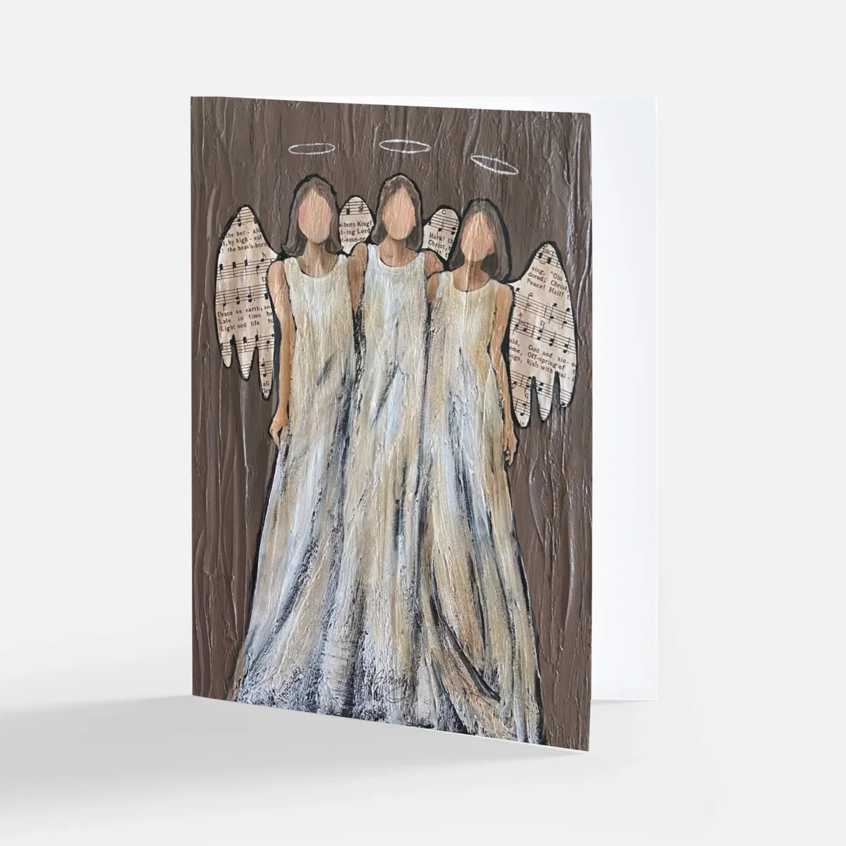 “My Three Angels” Notecard — Ginny Berry