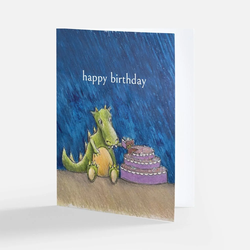 happy birthday dinosaur with cake.jpg