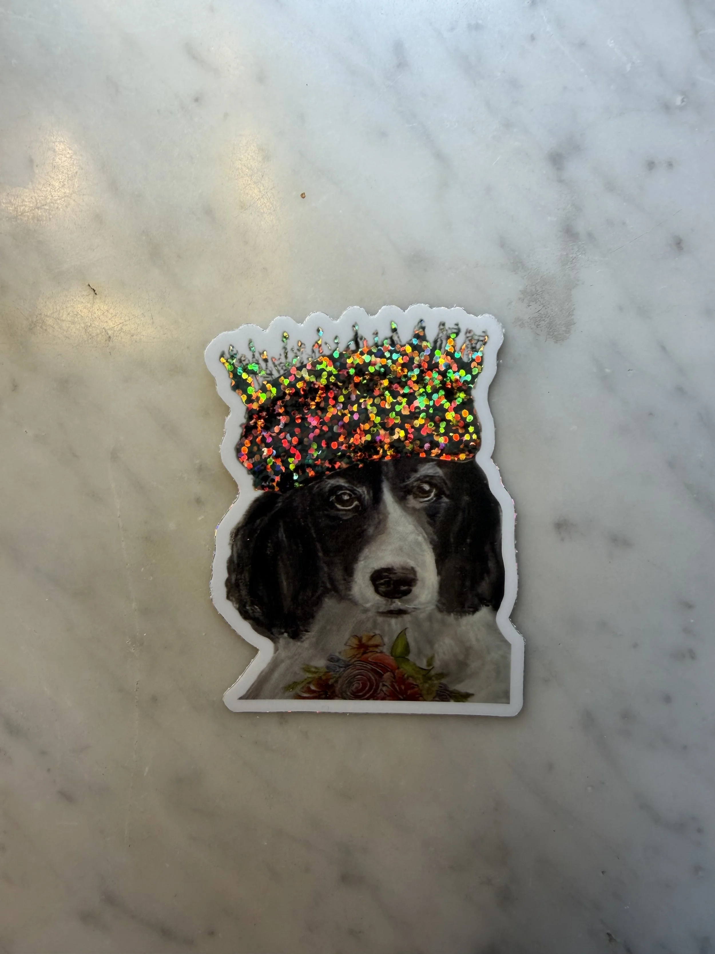 Queen Sadie Sparkly Sticker