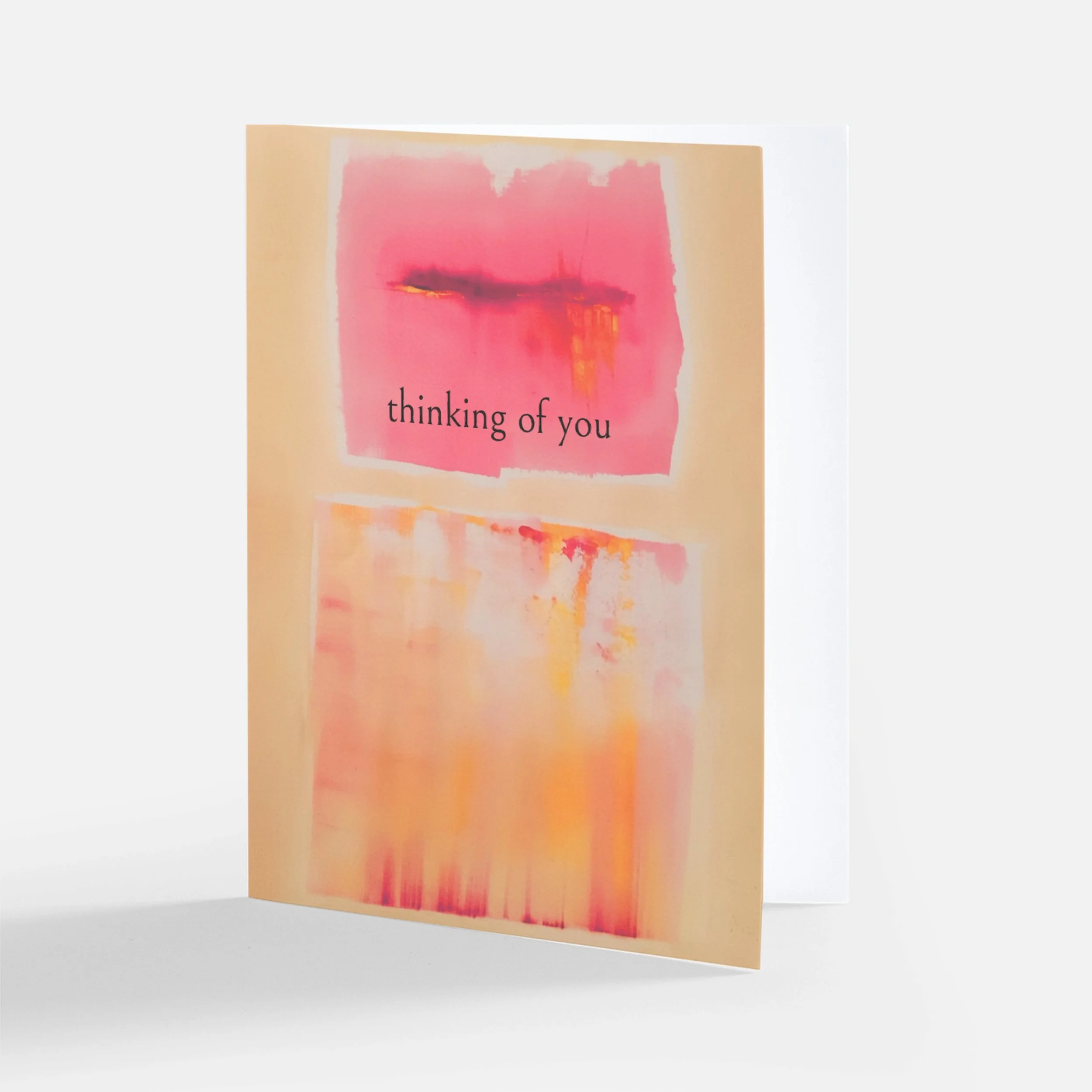 “Warm Light”- Thinking of You Card / Abstract Art by Mary Draper