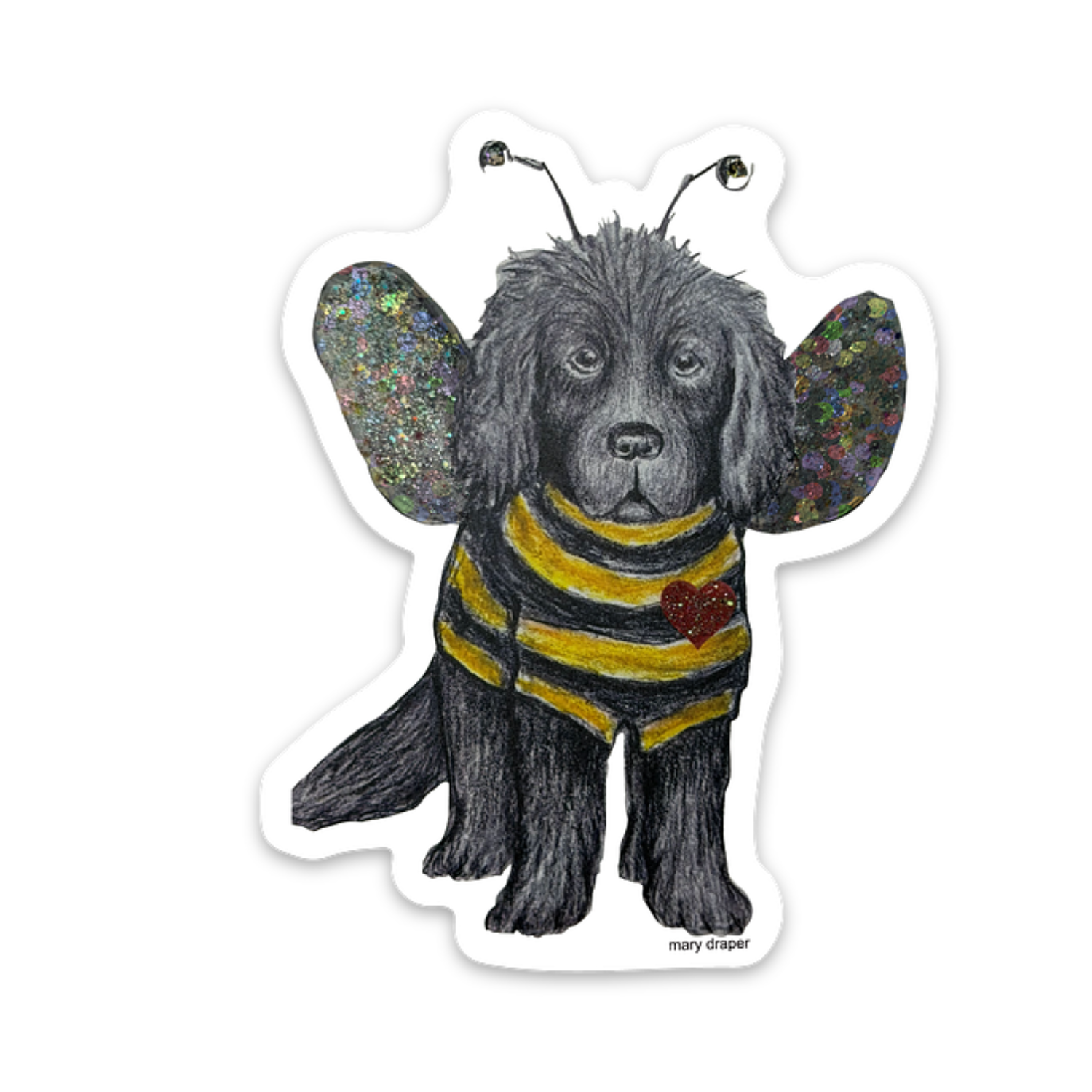 Wally Bee — Sparkly Sticker