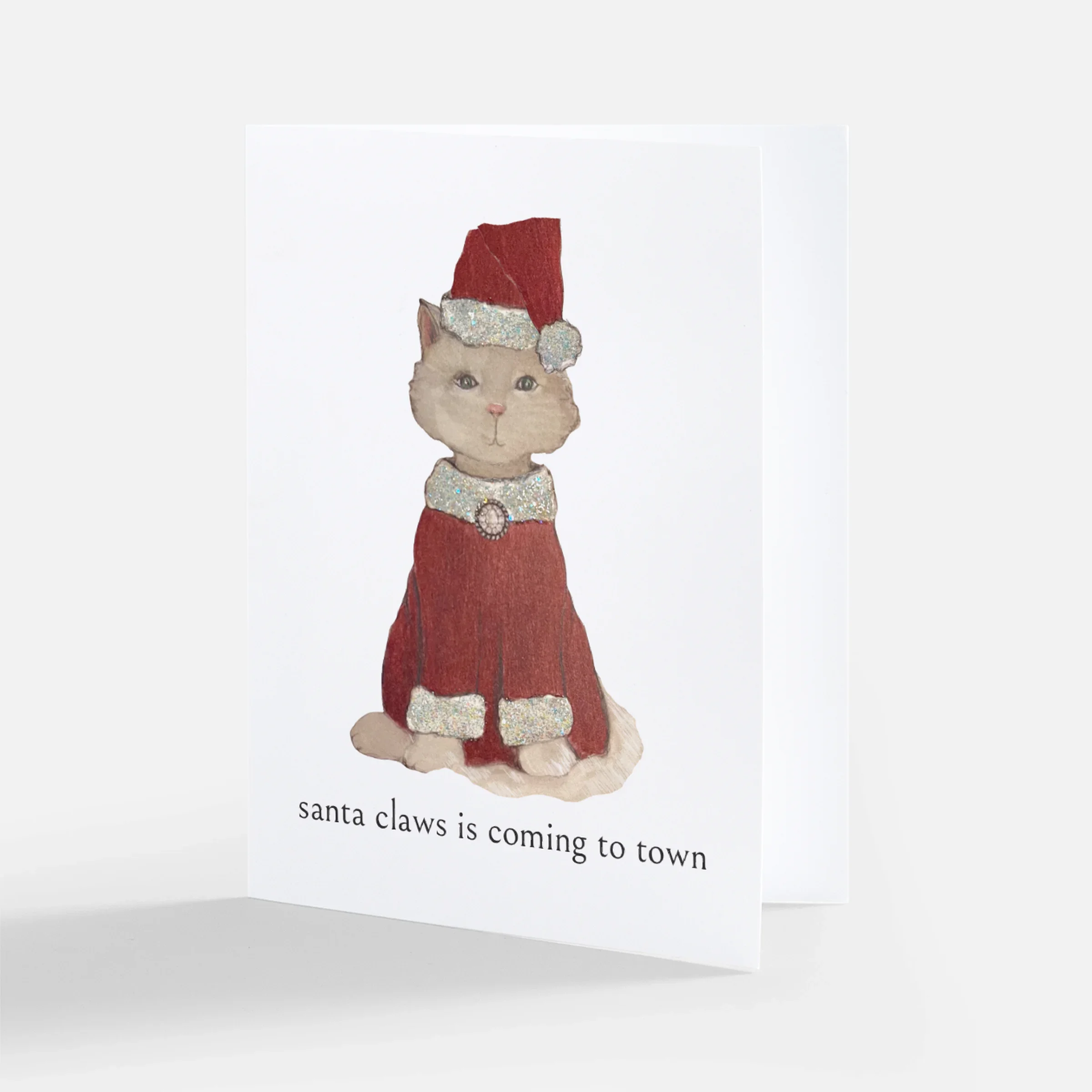 Santa Claws Holiday card